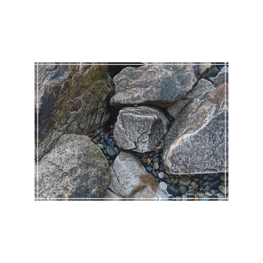 Swamis Vibe Melted Rocks #2. Natural Stone Photo Block, Decorative Home Accent, Unique Gift, Rustic Decor, Nature-Inspired Art