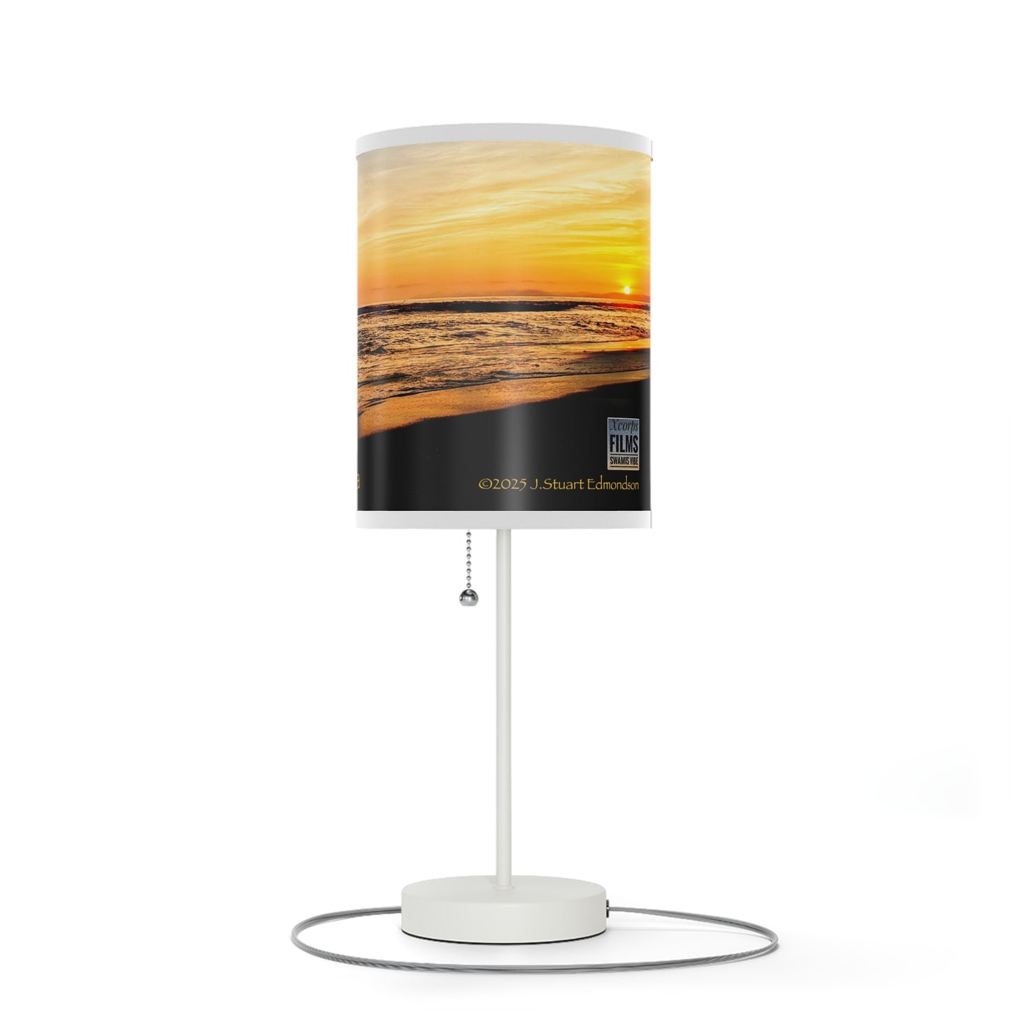 Swamis Vibe Encinitas California Beach Sunset Surfer Desk Lamp #6 Desk Table Lamp Surf themed Table Lamp, Perfect for Beach Lovers, Coastal Decor, Home Lighting, Gift for Surfers, Nautical Room Accent