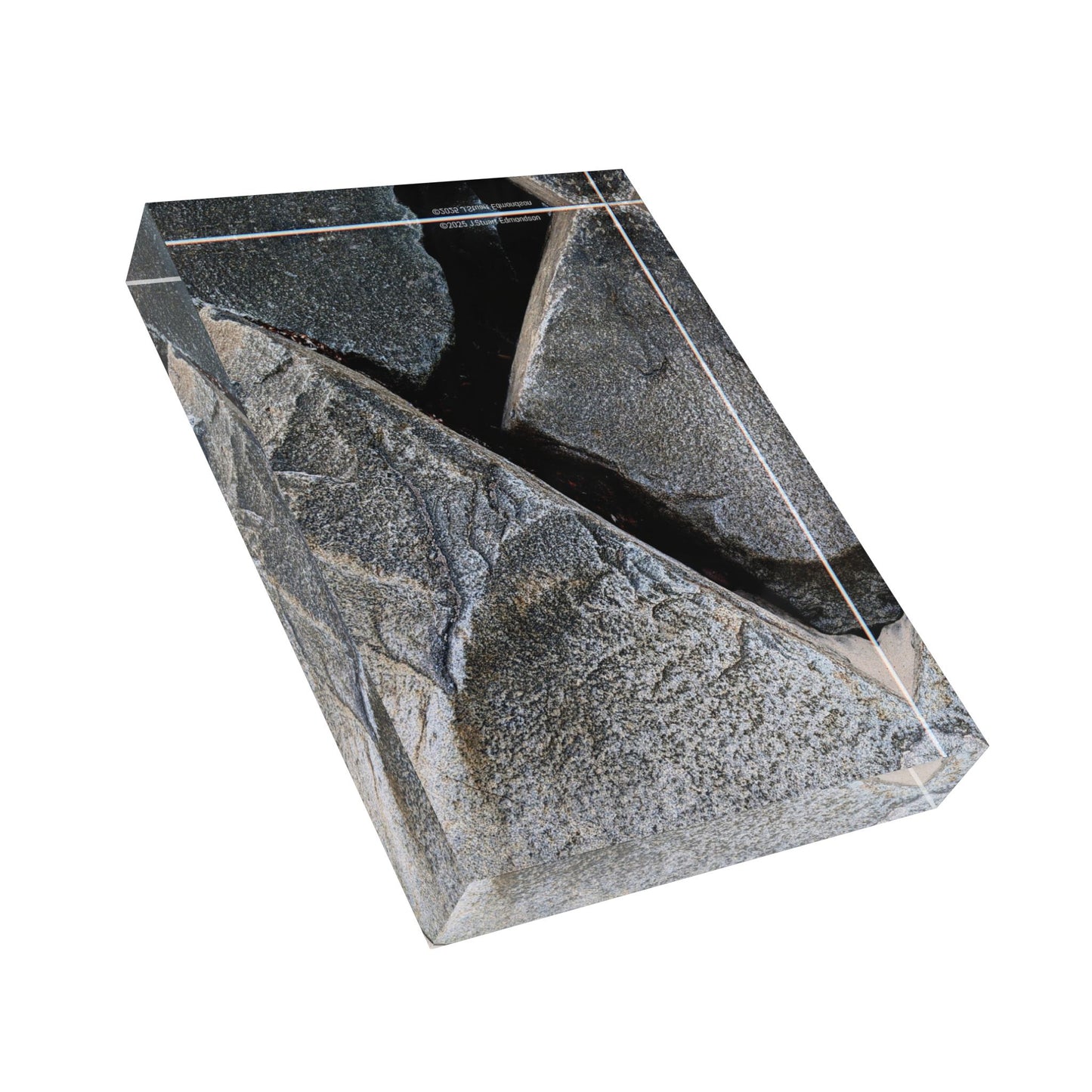 Swamis Vibe Surf and Sunsets Swamis Melted and Balanced Rocks Scene #233. Photo Block Art Print