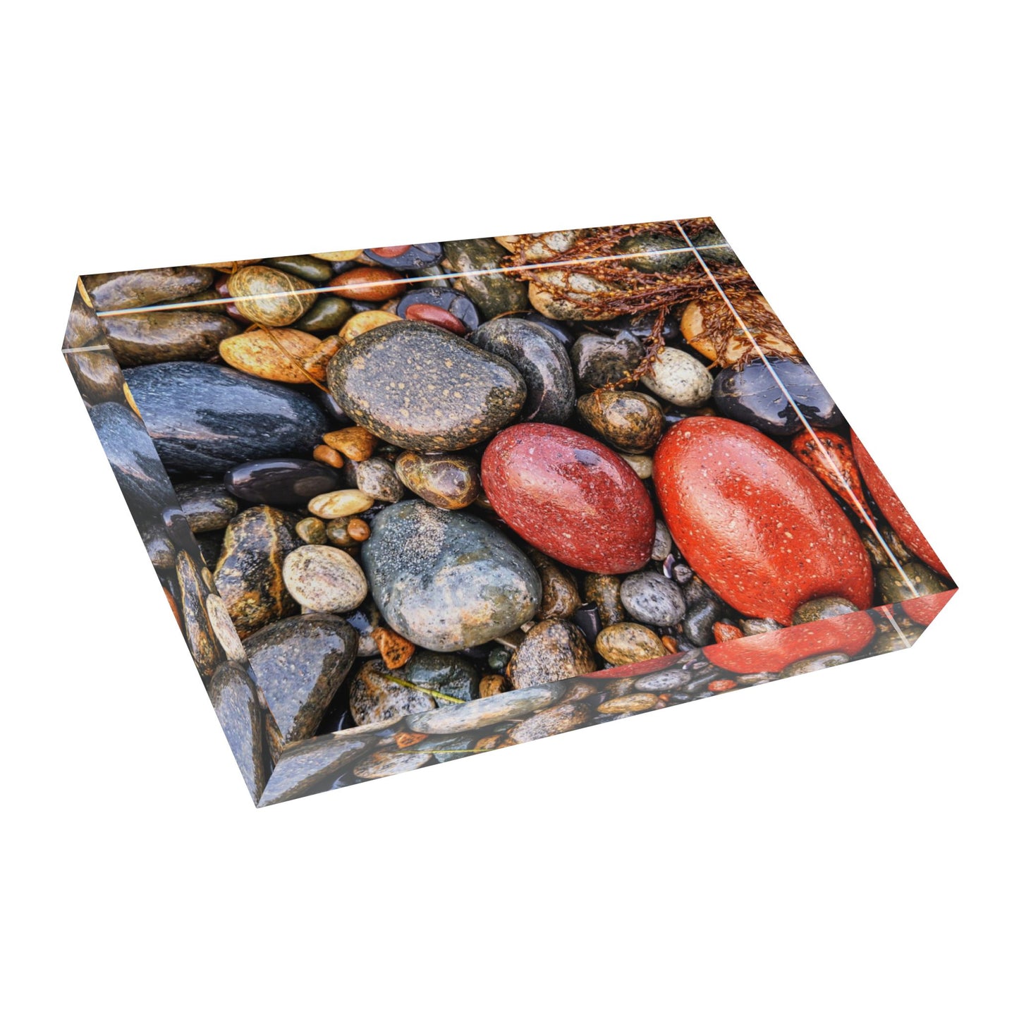 Swamis Vibe Surf and Sunsets Gallery Presents Rock Concert Geologic Mix #135 Nature-Inspired Photo Block, Decorative Home Decor, Relaxing Vibe, Perfect for Gifts, Unique Wall Art