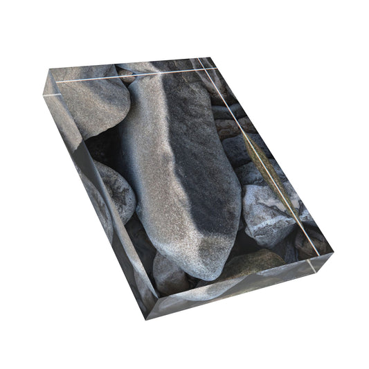 Swamis Vibe Surf and Sunsets 3D Photo Blocks - Swamis Melted Beach Rocks #103 Natural Stone Photo Block - Rustic Abstract Home Decor, Unique Gift, Tabletop Display, Nature Lover's Art,