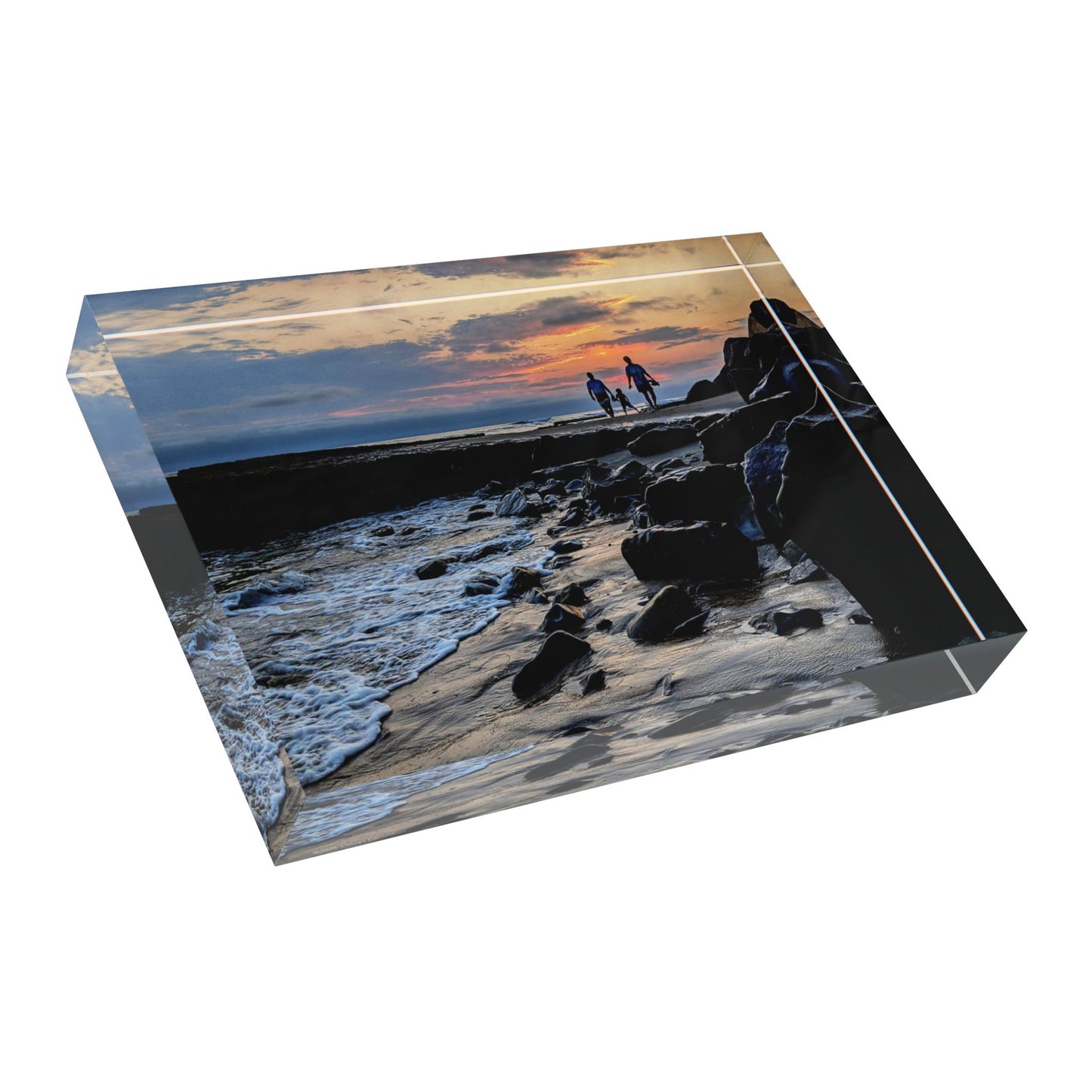 Swamis Vibe Surf and Sunsets Swamis Reef Low Tide Beach Walkers Custom Photo Display, Coastal Wall Art, Memory Decor for Home, Unique Gift Idea