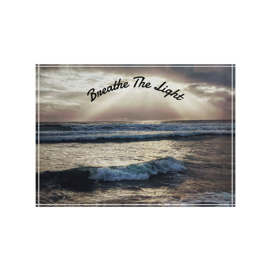 Swamis Vibe Surf and Sunsets 3D Photo Blocks Breathe The Light Photo Block #952 Breathe the Light, Photo Block - Inspirational Art Display, Home Decor, Gifts for Friends, Motivational Wall Art, Office Decor