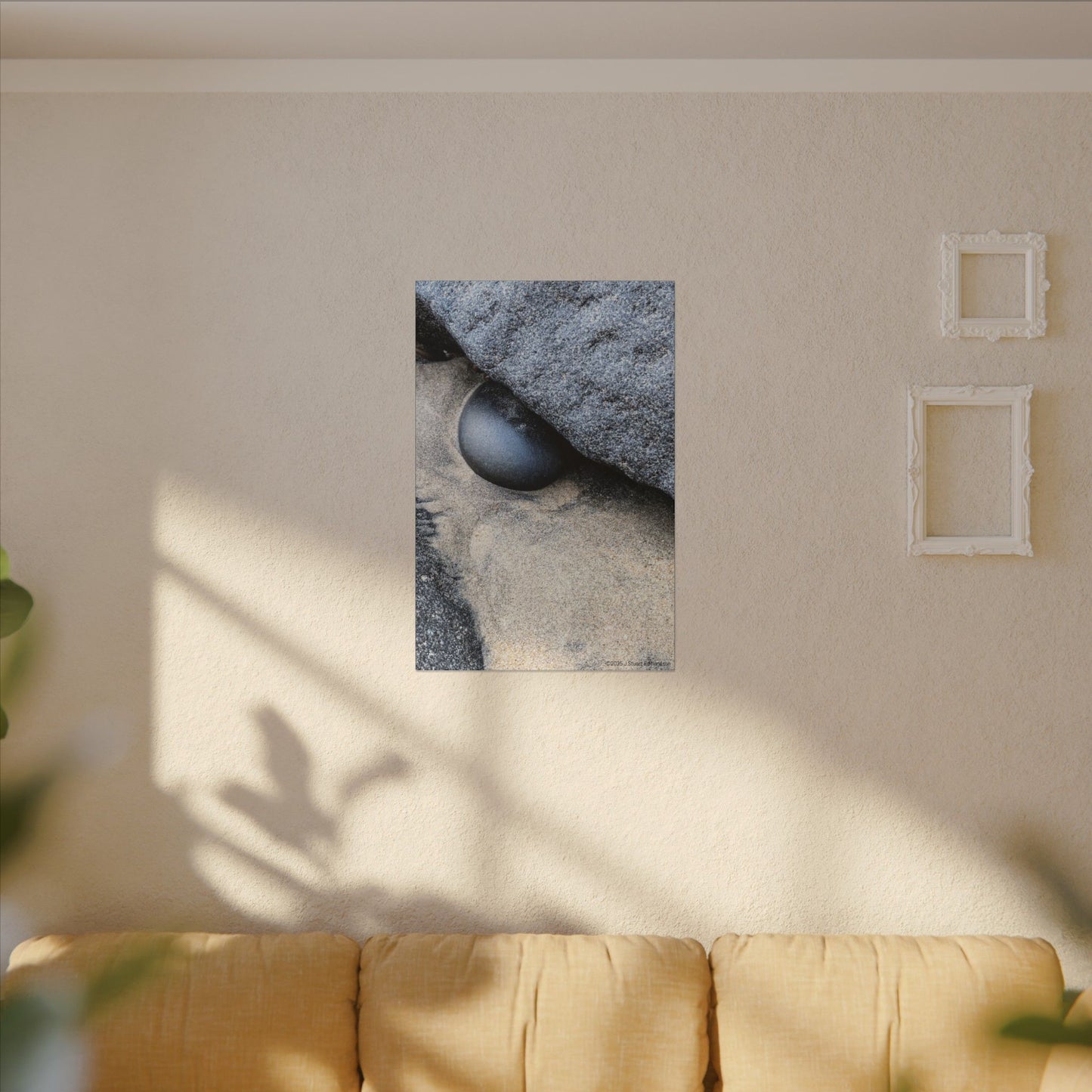 Swamis Vibe Encinitas California JSE Photograph #238 Swamis Rock Abstractions - The Dragons Eye Nature Canvas Art Print, Modern Home Decor, Wall Art, Gift for Nature Lovers, Elegant Room Decoration, Unique Artwork