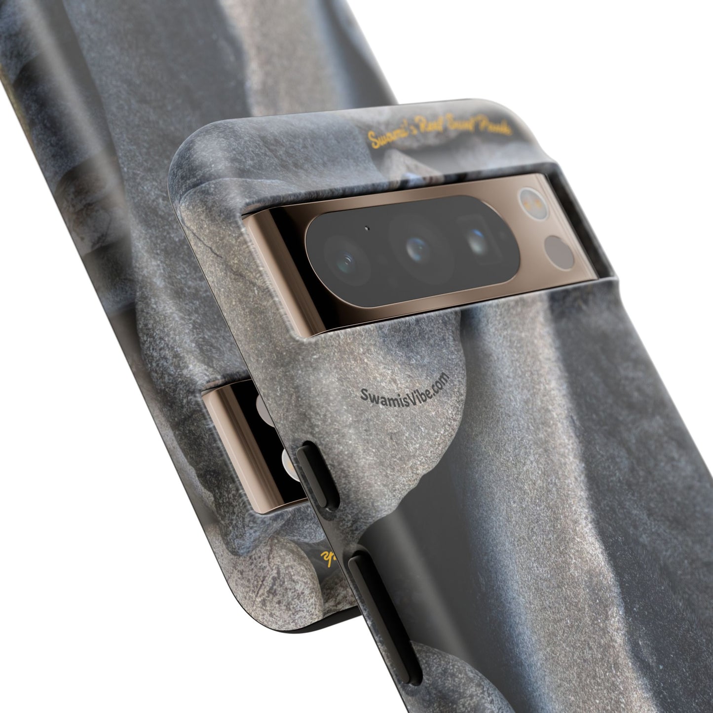 Swamis Vibe Encinitas California JSE Phone Case Designs #3. Swamis Beach Melted Rocks Durable Phone Case with Rock Design, Tough Cases for Outdoorsy Souls, Unique Gift for Nature Lovers, Perfect for Hiking and Adventure