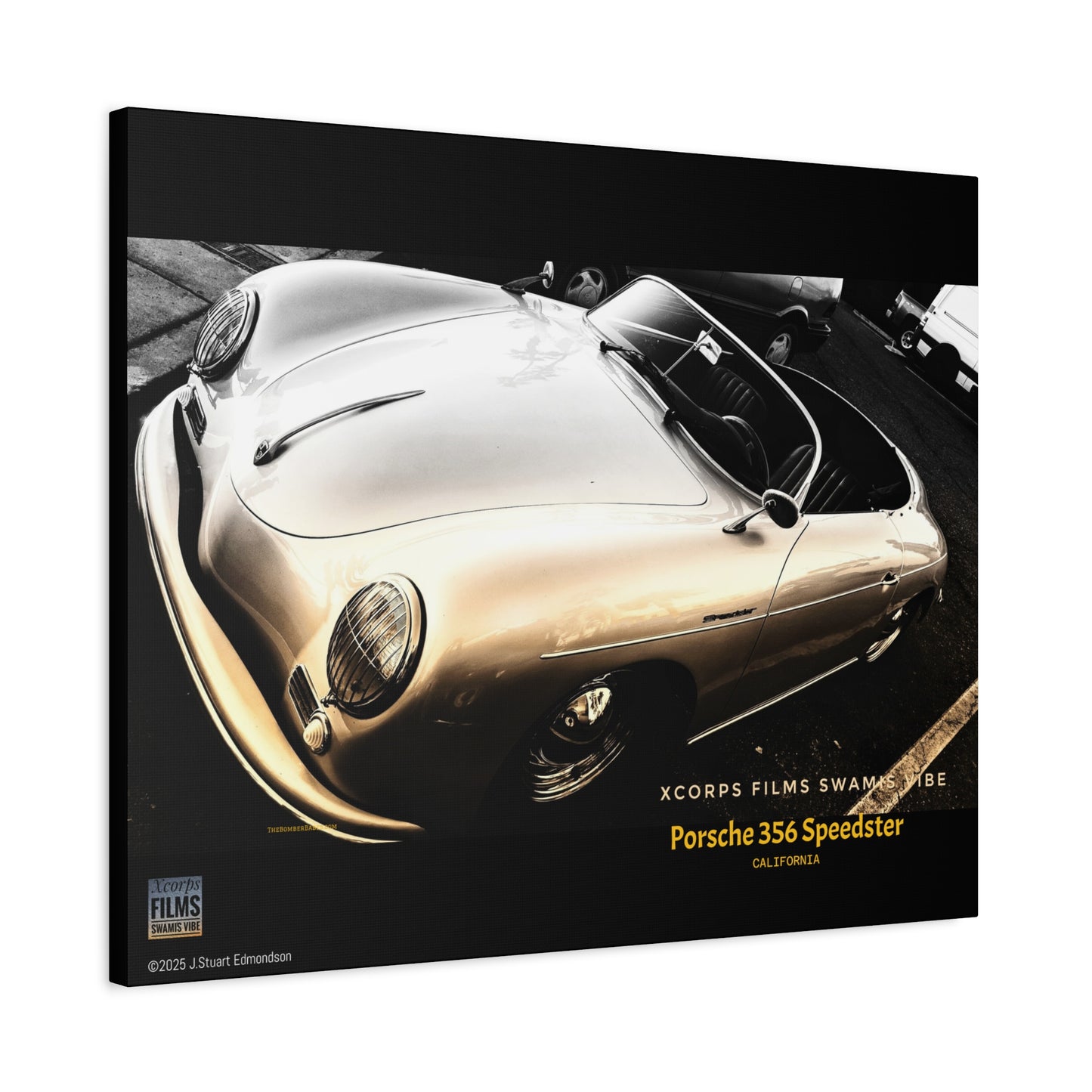 Swamis Vibe Encinitas California JSE Photograph #1146 Porsche 356 Speedster Swamis Surf Park Encinitas California