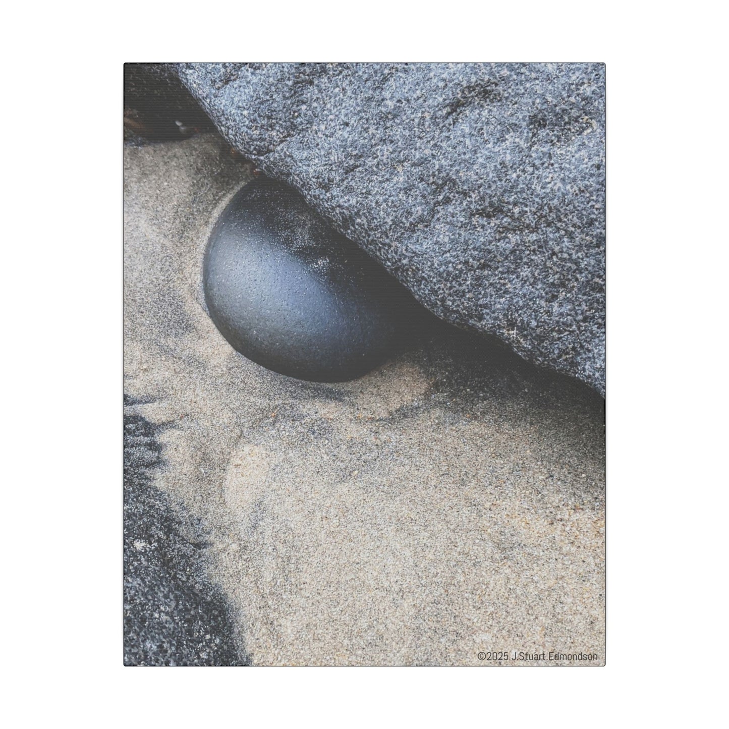 Swamis Vibe Encinitas California JSE Photograph #238 Swamis Rock Abstractions - The Dragons Eye Nature Canvas Art Print, Modern Home Decor, Wall Art, Gift for Nature Lovers, Elegant Room Decoration, Unique Artwork