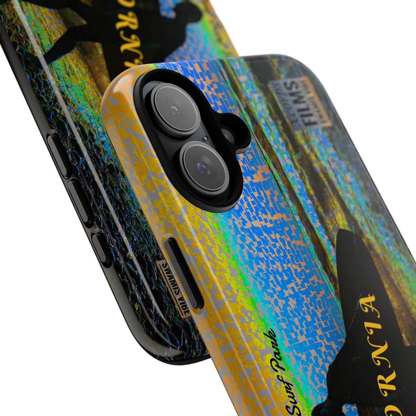 Swamis Vibe Encinitas California JSE Phone Case Designs #1 Swamis Beach Vibe California Surf Phone Case, Tropical Vibes, Ideal for Beach Lovers, Unique Gift for Summer, Vacation Accessories, Trendy Style