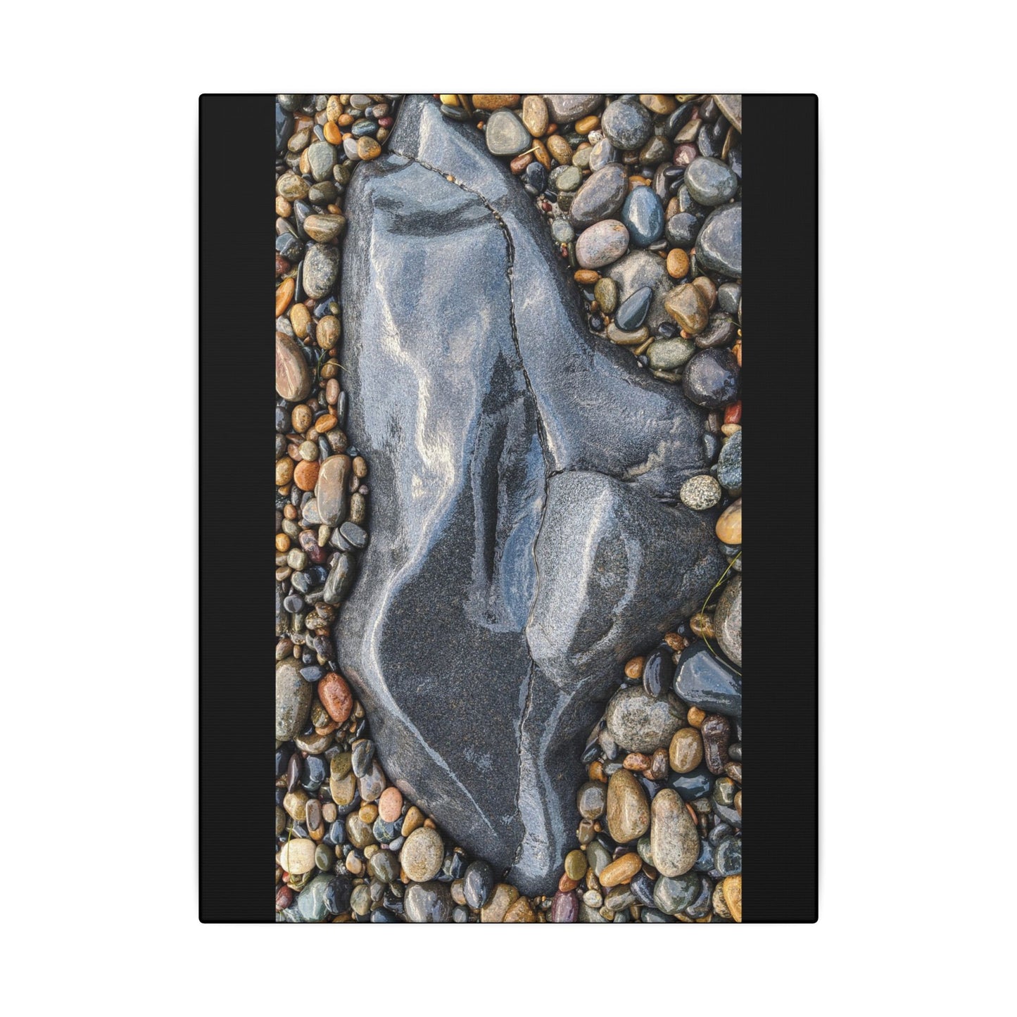 Swamis Vibe Encinitas California JSE Photograph #210 Beach Rock Abstractions Swamis Melted Rocks. Nature-Inspired Wall Art Print, Coastal Decor, Rock Canvas, Unique Home Decoration, Gift for Nature Lovers
