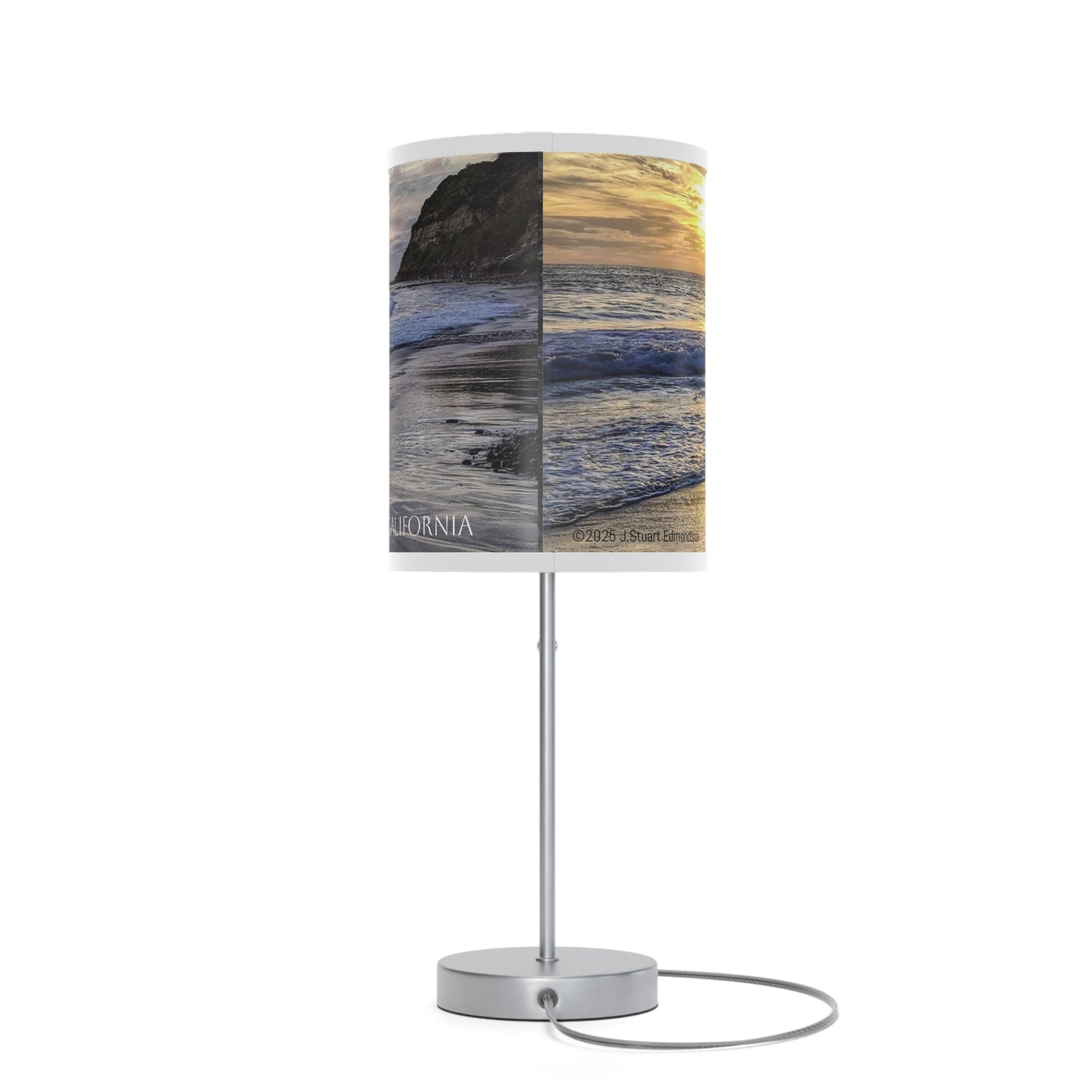 Swamis Vibe Beach Sunset Surfers #7. Desk Table Lamp Surf-Themed Table Lamp, Perfect for Beach Lovers, Coastal Decor, Home Lighting, Gift for Surfers, Nautical Room Accent