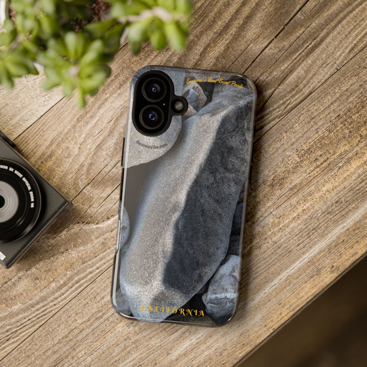 Swamis Vibe Encinitas California JSE Phone Case Designs #3. Swamis Beach Melted Rocks Durable Phone Case with Rock Design, Tough Cases for Outdoorsy Souls, Unique Gift for Nature Lovers, Perfect for Hiking and Adventure