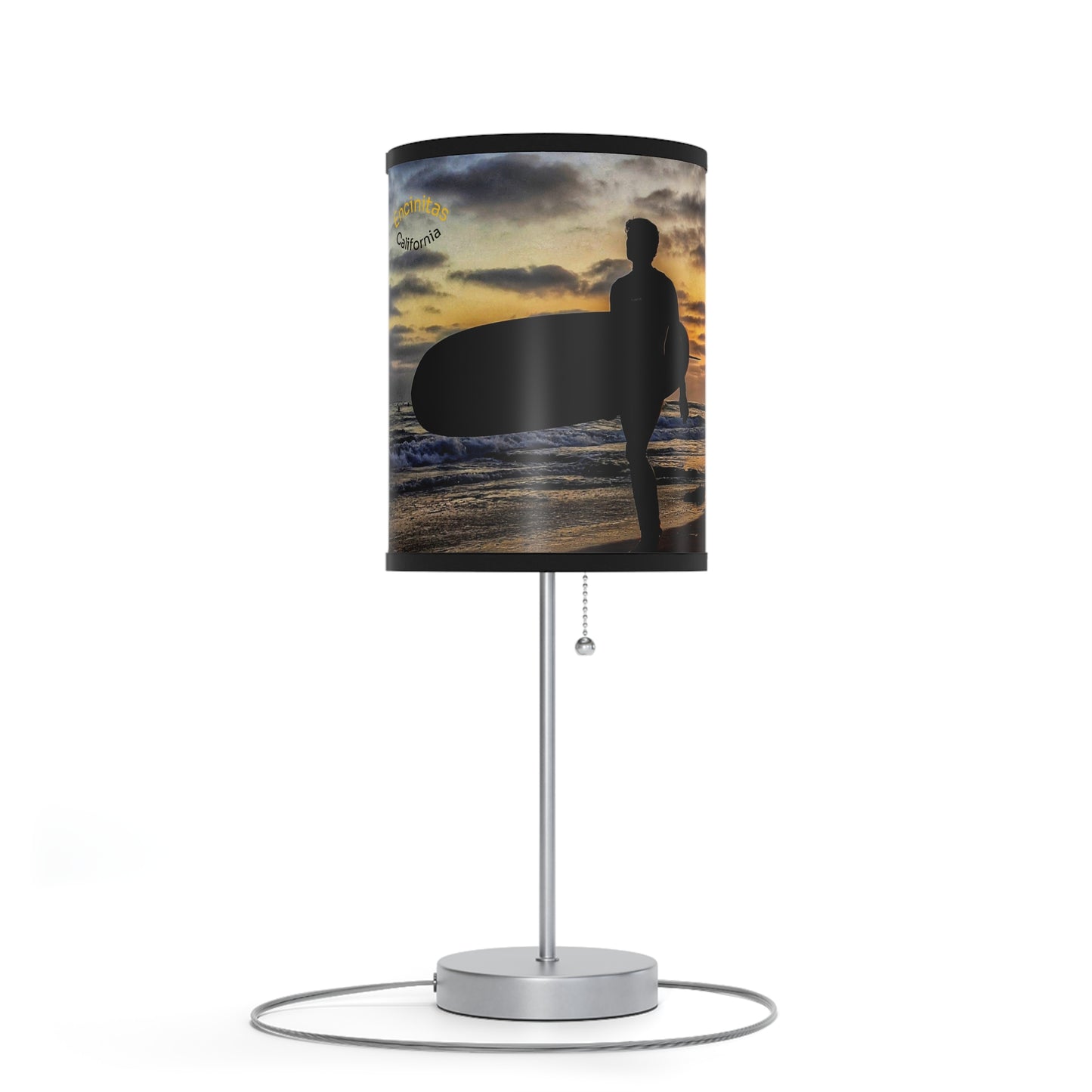 Swamis Vibe Sunset Beach Table Lamp, Nightstand Decor, Beach Lover Gift, Coastal Home Accent, Warm Glow for Relaxation