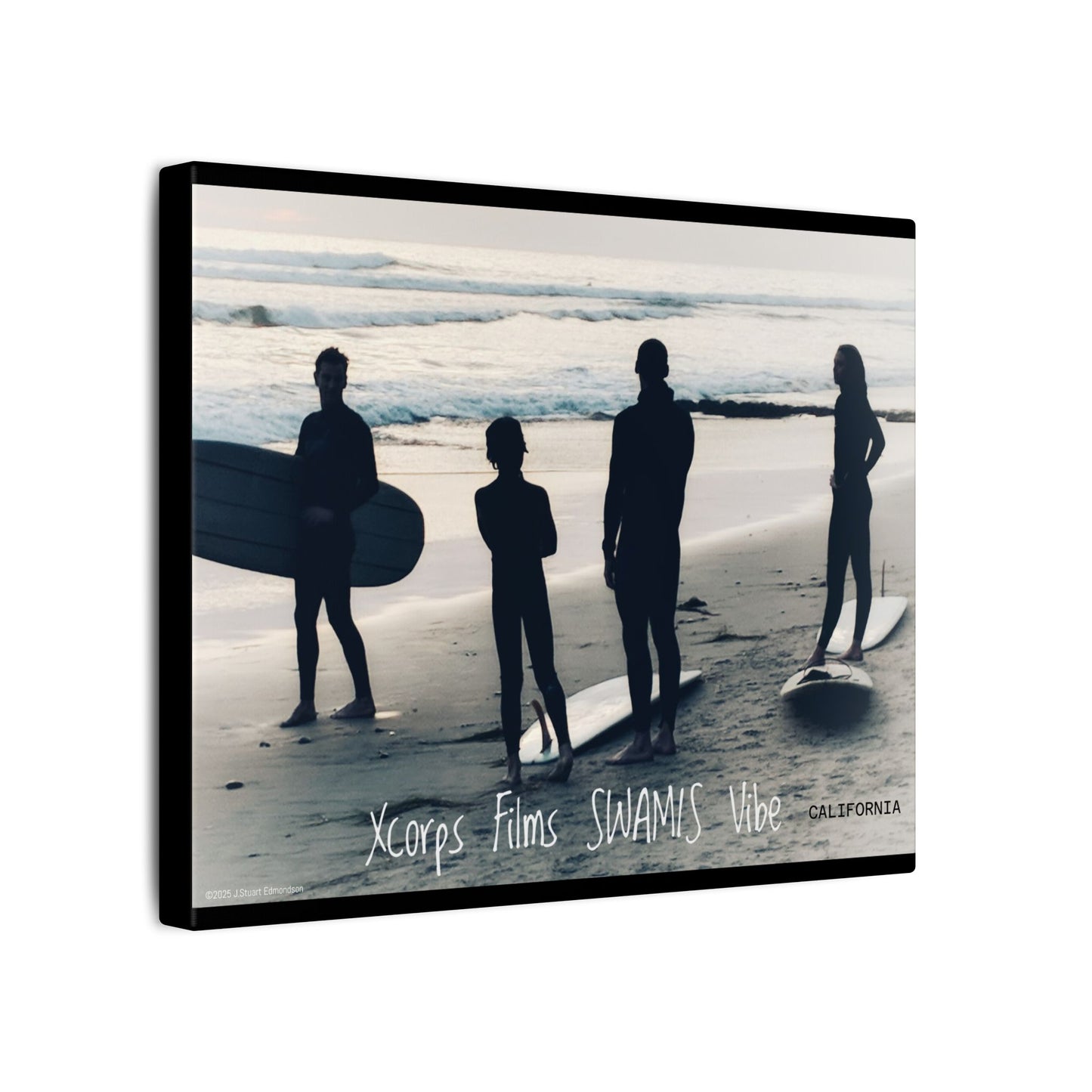 Swamis Vibe Encinitas California JSE Photograph #1213 Swamis Reef Surfers Wall Art, Coastal Decor, Matte Canvas Print, Beach Vibe Art, Home Decor for Surfers, Ocean Lover Gift
