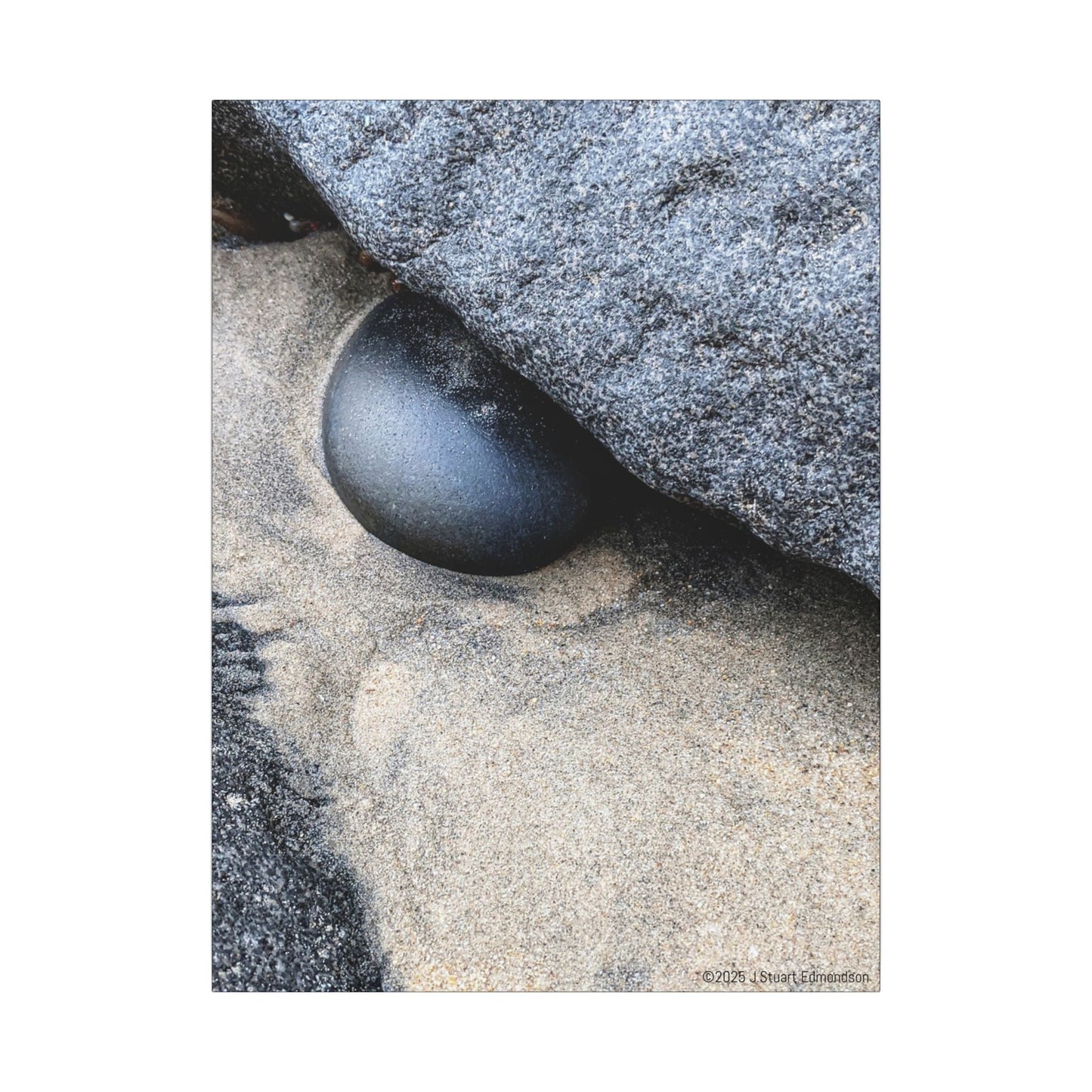Swamis Vibe Encinitas California JSE Photograph #238 Swamis Rock Abstractions - The Dragons Eye Nature Canvas Art Print, Modern Home Decor, Wall Art, Gift for Nature Lovers, Elegant Room Decoration, Unique Artwork