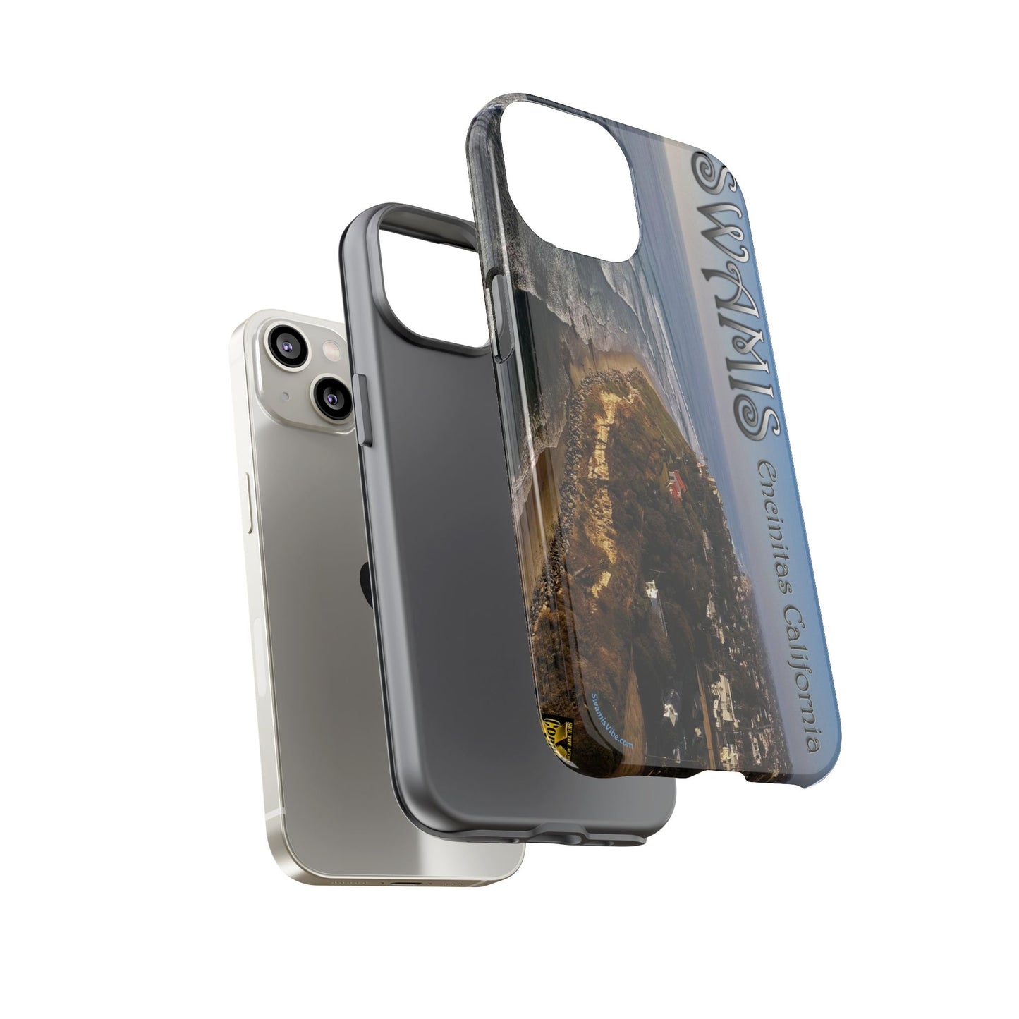 Swamis Vibe Encinitas California JSE Phone Case Designs #2 Swamis Beach Vibe California  Phone Cases, Tough Phone Cover, Beach Vibe Accessory, Coastal Gift, Swamis Design Case, Summer Aesthetic Case