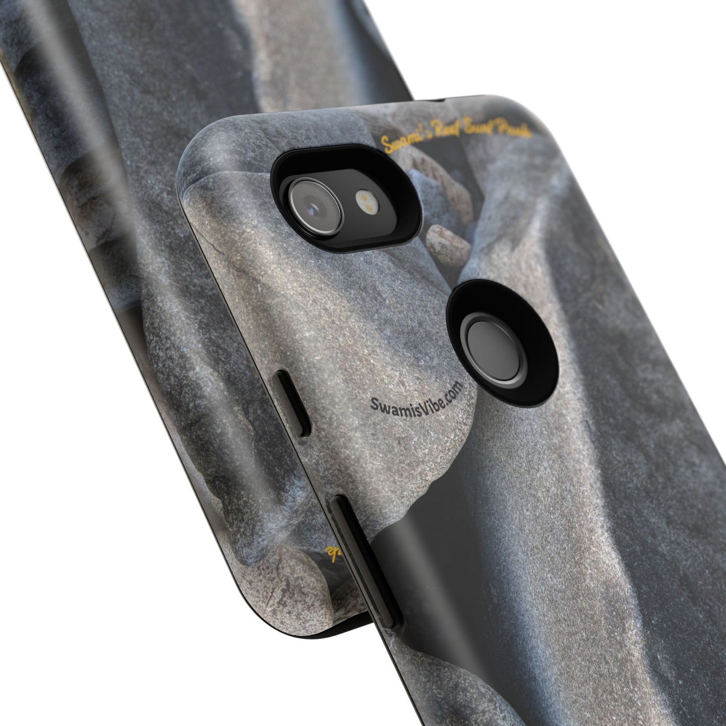 Swamis Vibe Encinitas California JSE Phone Case Designs #3. Swamis Beach Melted Rocks Durable Phone Case with Rock Design, Tough Cases for Outdoorsy Souls, Unique Gift for Nature Lovers, Perfect for Hiking and Adventure