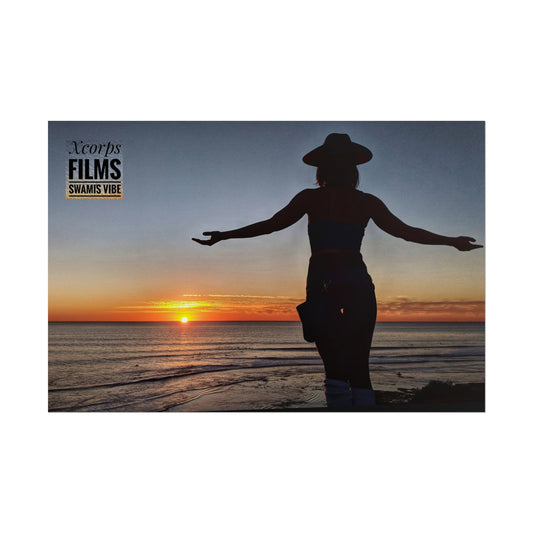 Sunset Tribute Poster – Swamis Vibe Film Player Maura Wall Art 20x30 Poster