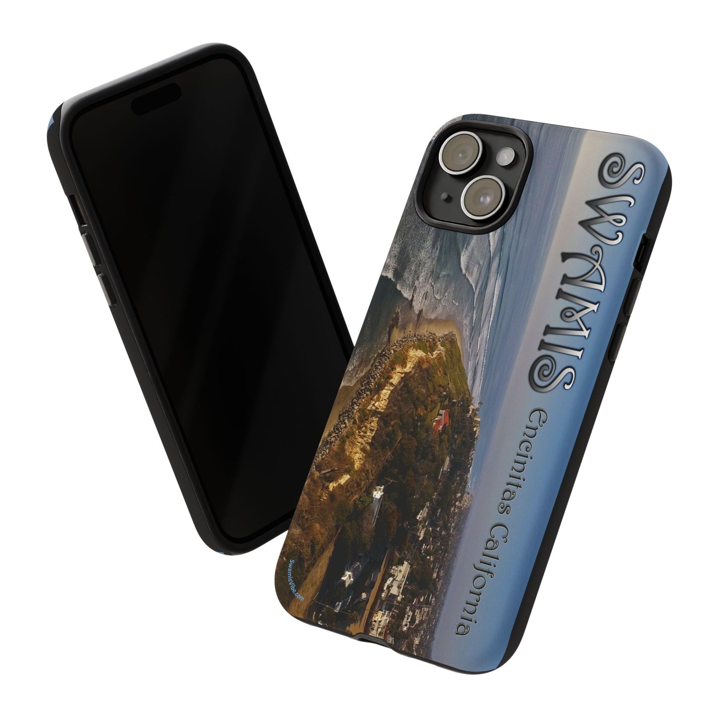 Swamis Vibe Encinitas California JSE Phone Case Designs #2 Swamis Beach Vibe California  Phone Cases, Tough Phone Cover, Beach Vibe Accessory, Coastal Gift, Swamis Design Case, Summer Aesthetic Case