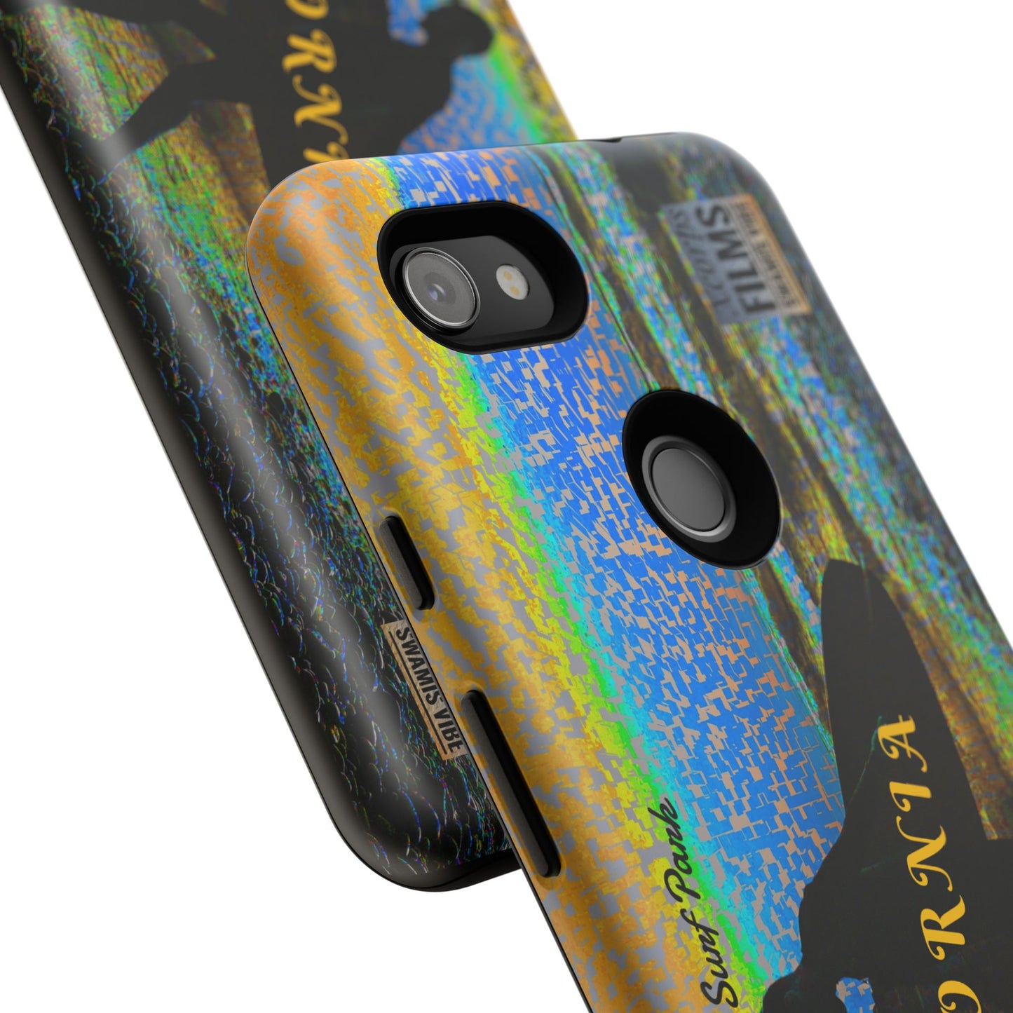 Swamis Vibe Encinitas California JSE Phone Case Designs #1 Swamis Beach Vibe California Surf Phone Case, Tropical Vibes, Ideal for Beach Lovers, Unique Gift for Summer, Vacation Accessories, Trendy Style