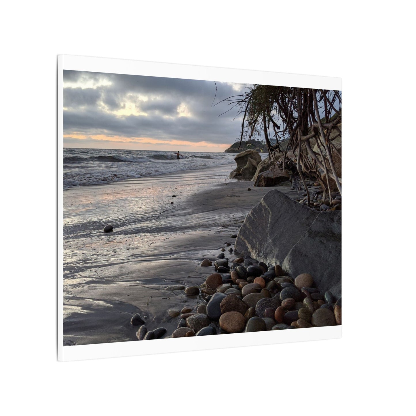 Swamis Vibe Encinitas California JSE Photography Canvas Print #1221 South Swamis Coastal Serenity Matte Canvas Print, Beach Decor, Ocean Wall Art, Nature Photography, Home Office Decoration