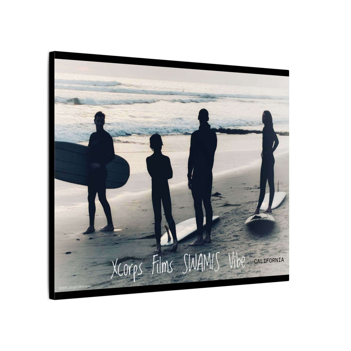 Swamis Vibe Encinitas California JSE Photograph #1213 Swamis Reef Surfers Wall Art, Coastal Decor, Matte Canvas Print, Beach Vibe Art, Home Decor for Surfers, Ocean Lover Gift
