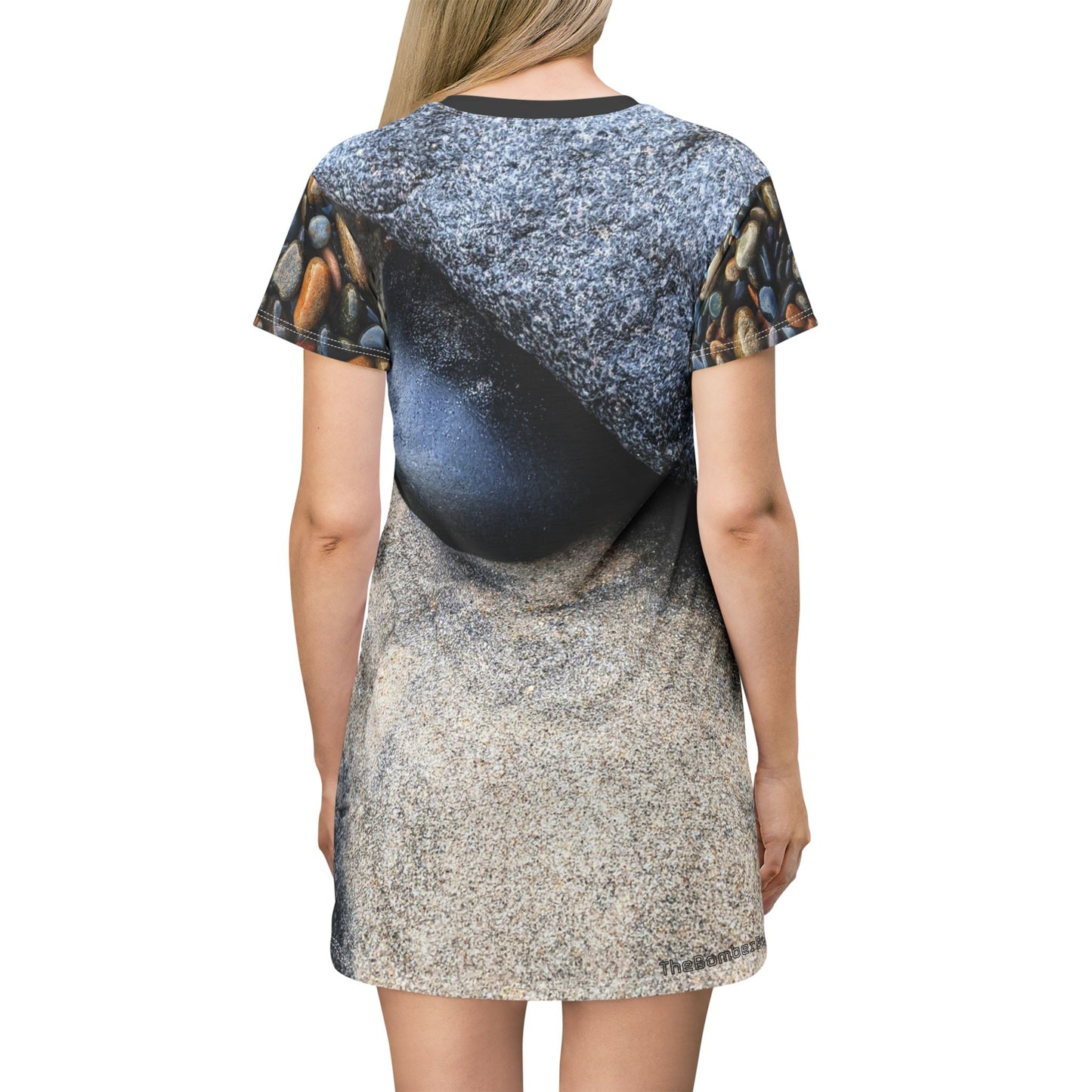 Swamis Vibe Stone T-Shirt Beach Dress #2. Shoreline Reflections Artistic Nature T-Shirt Dress Nature-Inspired AOP T-Shirt Dress, Rock Print Dress for Casual Wear, Beach Vibes, Summer Outfit, Gift for Nature Lovers, Eco-Friendly [...]