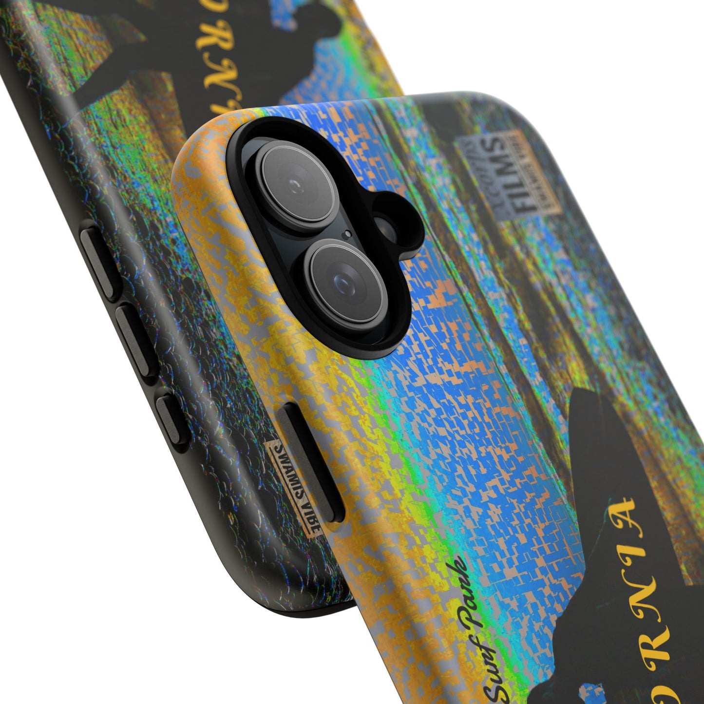 Swamis Vibe Encinitas California JSE Phone Case Designs #1 Swamis Beach Vibe California Surf Phone Case, Tropical Vibes, Ideal for Beach Lovers, Unique Gift for Summer, Vacation Accessories, Trendy Style