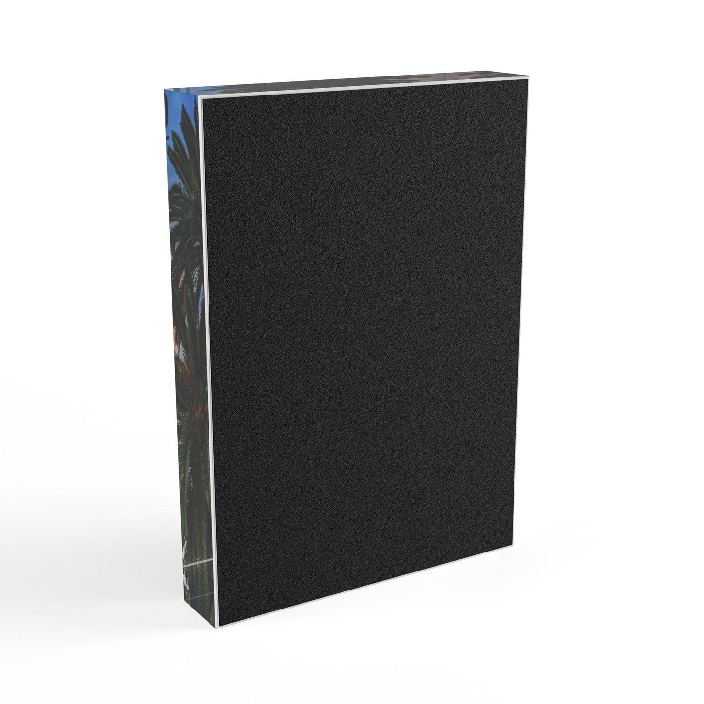 Swamis Vibe Surf and Sunsets Queen Palms Photo Block Decor - Tropical Home Accent, Coastal Gift, Beach House Decor, Personalized Photo Display, Summer Vibes