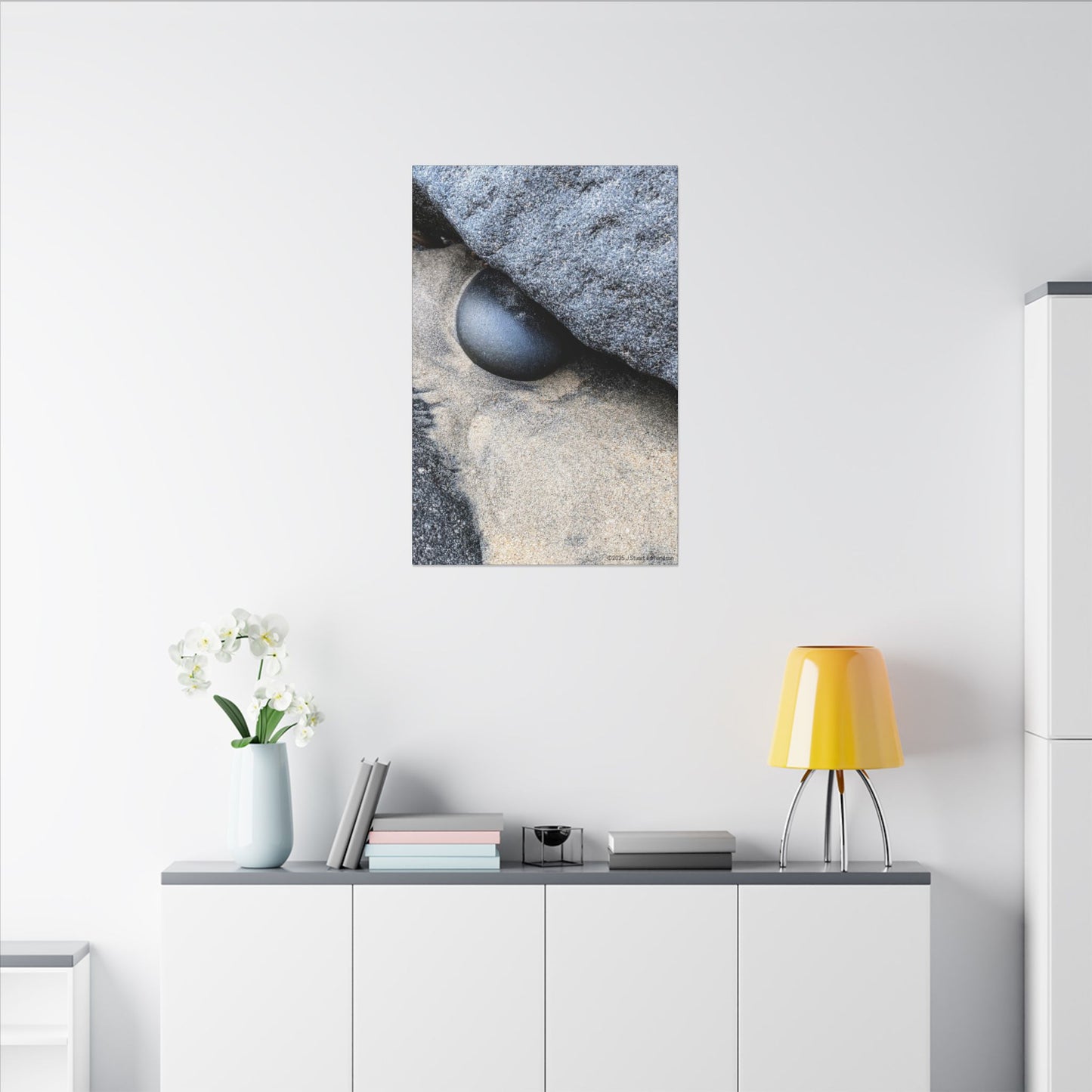 Swamis Vibe Encinitas California JSE Photograph #238 Swamis Rock Abstractions - The Dragons Eye Nature Canvas Art Print, Modern Home Decor, Wall Art, Gift for Nature Lovers, Elegant Room Decoration, Unique Artwork