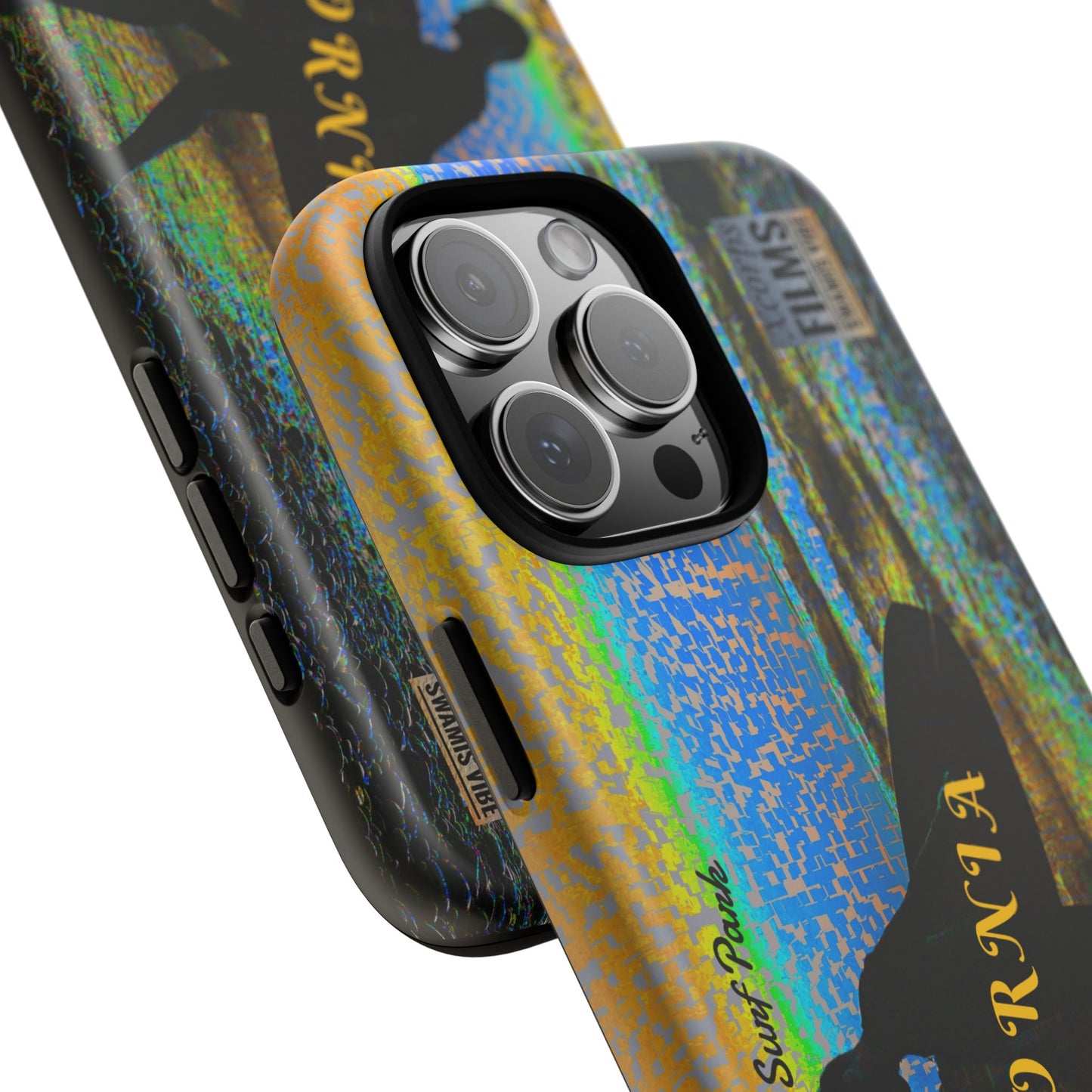 Swamis Vibe Encinitas California JSE Phone Case Designs #1 Swamis Beach Vibe California Surf Phone Case, Tropical Vibes, Ideal for Beach Lovers, Unique Gift for Summer, Vacation Accessories, Trendy Style