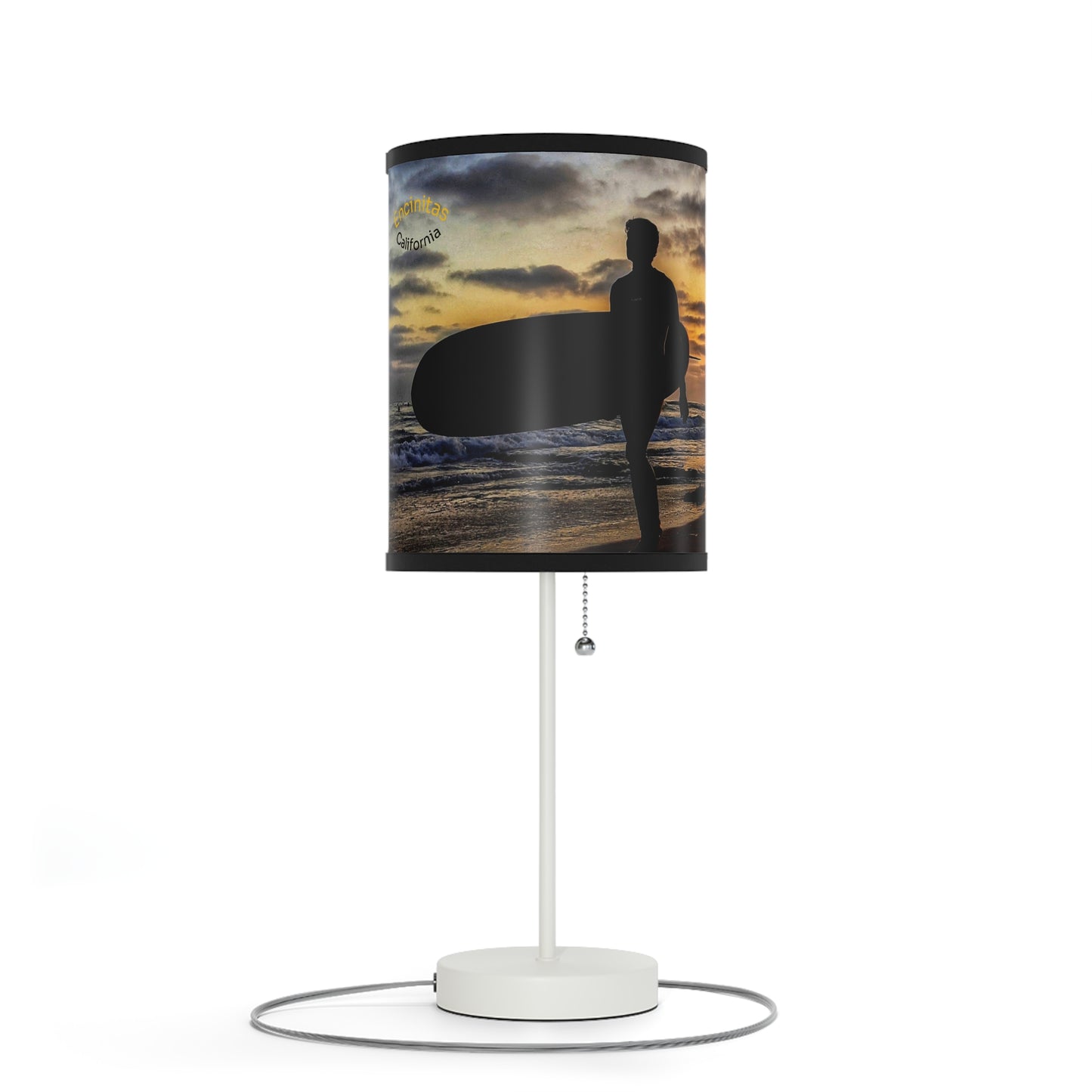 Swamis Vibe Sunset Beach Table Lamp, Nightstand Decor, Beach Lover Gift, Coastal Home Accent, Warm Glow for Relaxation