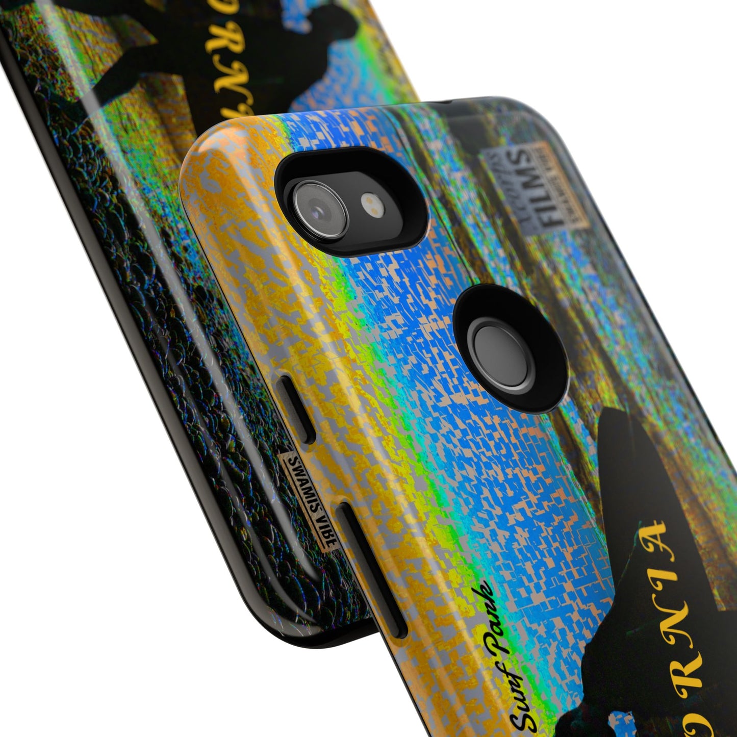 Swamis Vibe Encinitas California JSE Phone Case Designs #1 Swamis Beach Vibe California Surf Phone Case, Tropical Vibes, Ideal for Beach Lovers, Unique Gift for Summer, Vacation Accessories, Trendy Style