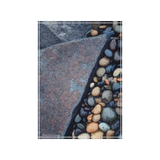 Swamis Vibe Surf and Sunsets Beach Rocks Mix #1. Nature-Inspired Photo Block, Artwork Display, Home Decor, Gift for Nature Lovers