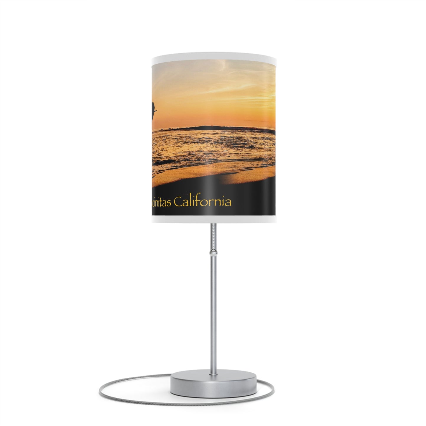 Swamis Vibe Encinitas California Beach Sunset Surfer Desk Lamp #6 Desk Table Lamp Surf themed Table Lamp, Perfect for Beach Lovers, Coastal Decor, Home Lighting, Gift for Surfers, Nautical Room Accent