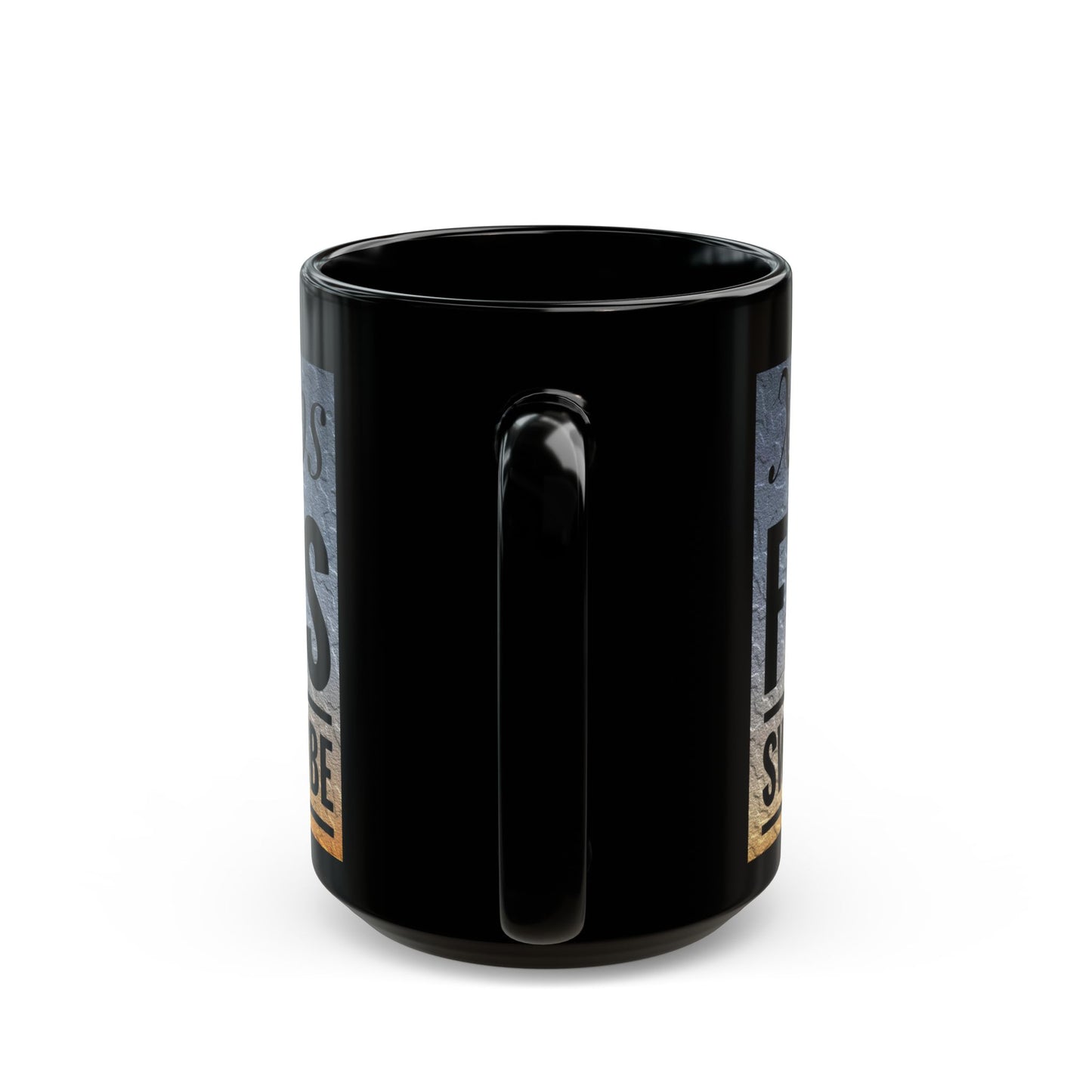 Swamis Vibe Encinitas California JSE Designs #1 Xcorps Films Swamis Vibe Ceramic Mug Swamis Vibe Black Coffee Mug - Stylish Ceramic Drinkware, Filmmaker Gift, Unique Home Decor, Ideal for Birthdays & Celebrations