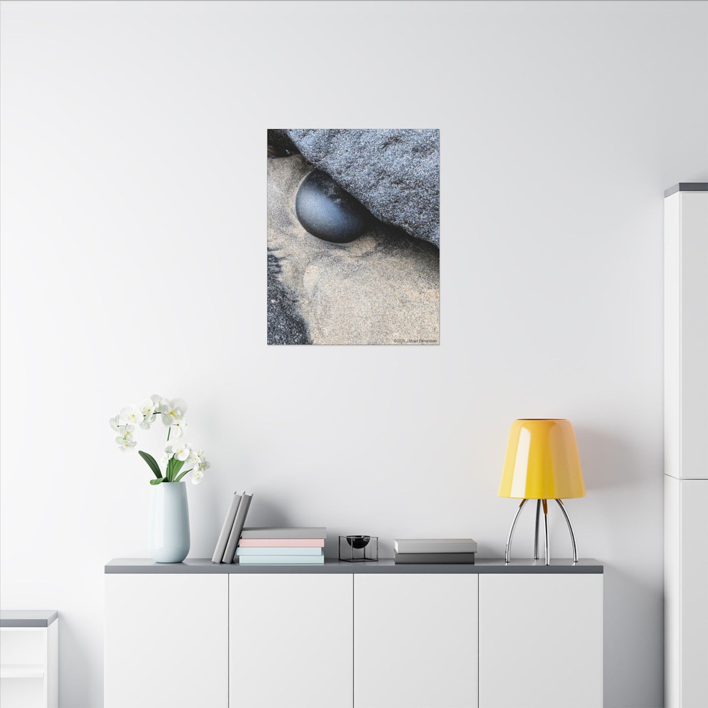 Swamis Vibe Encinitas California JSE Photograph #238 Swamis Rock Abstractions - The Dragons Eye Nature Canvas Art Print, Modern Home Decor, Wall Art, Gift for Nature Lovers, Elegant Room Decoration, Unique Artwork