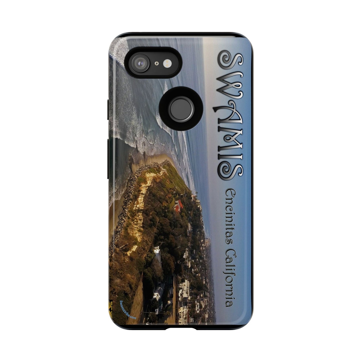 Swamis Vibe Encinitas California JSE Phone Case Designs #2 Swamis Beach Vibe California  Phone Cases, Tough Phone Cover, Beach Vibe Accessory, Coastal Gift, Swamis Design Case, Summer Aesthetic Case