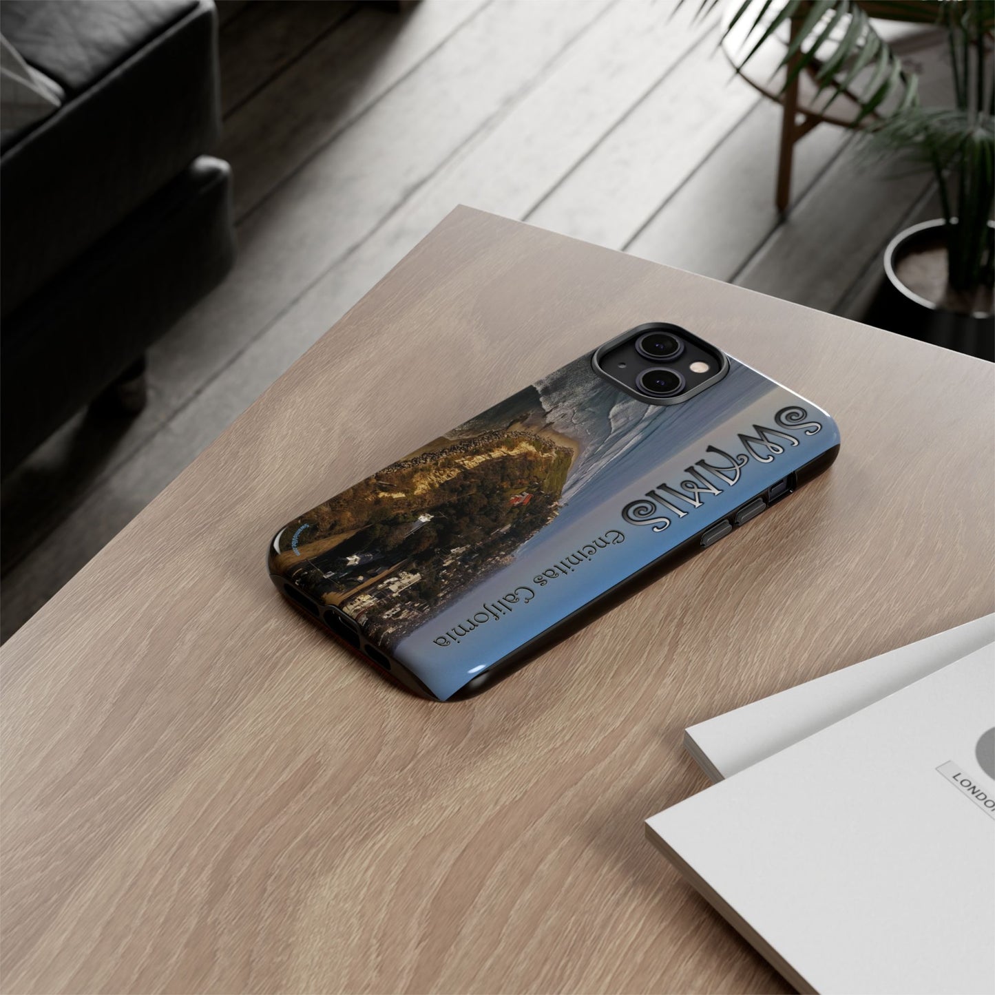 Swamis Vibe Encinitas California JSE Phone Case Designs #2 Swamis Beach Vibe California  Phone Cases, Tough Phone Cover, Beach Vibe Accessory, Coastal Gift, Swamis Design Case, Summer Aesthetic Case