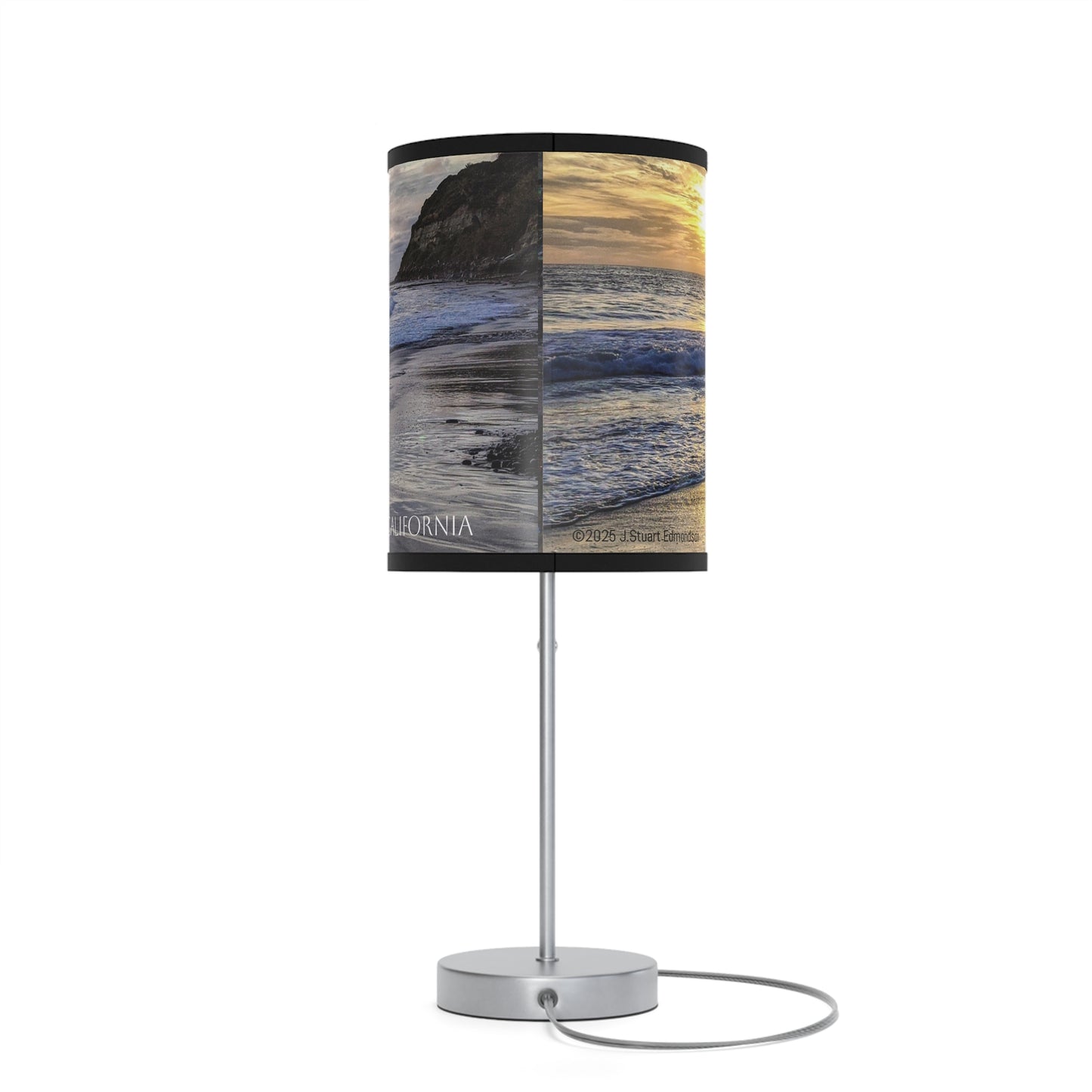 Swamis Vibe Beach Sunset Surfers #7. Desk Table Lamp Surf-Themed Table Lamp, Perfect for Beach Lovers, Coastal Decor, Home Lighting, Gift for Surfers, Nautical Room Accent