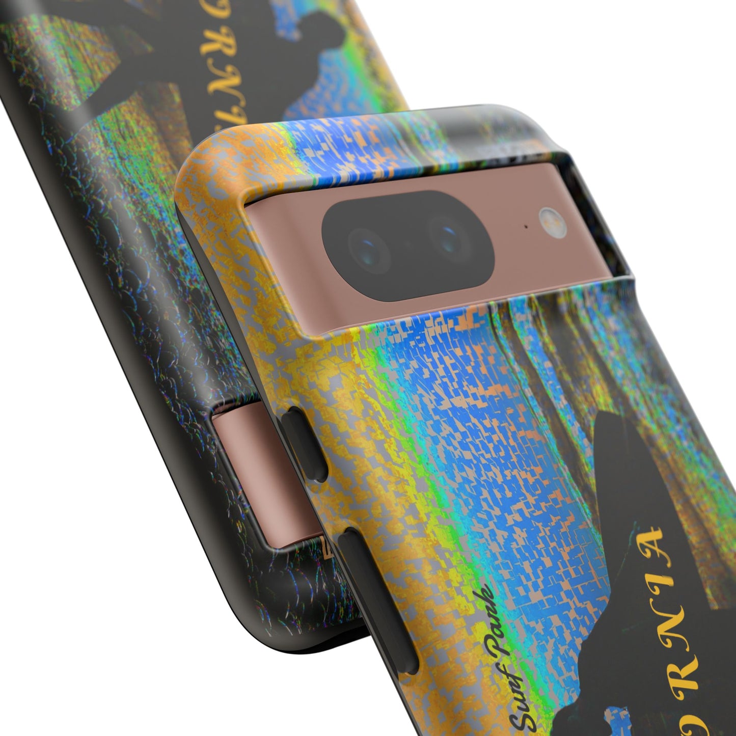 Swamis Vibe Encinitas California JSE Phone Case Designs #1 Swamis Beach Vibe California Surf Phone Case, Tropical Vibes, Ideal for Beach Lovers, Unique Gift for Summer, Vacation Accessories, Trendy Style