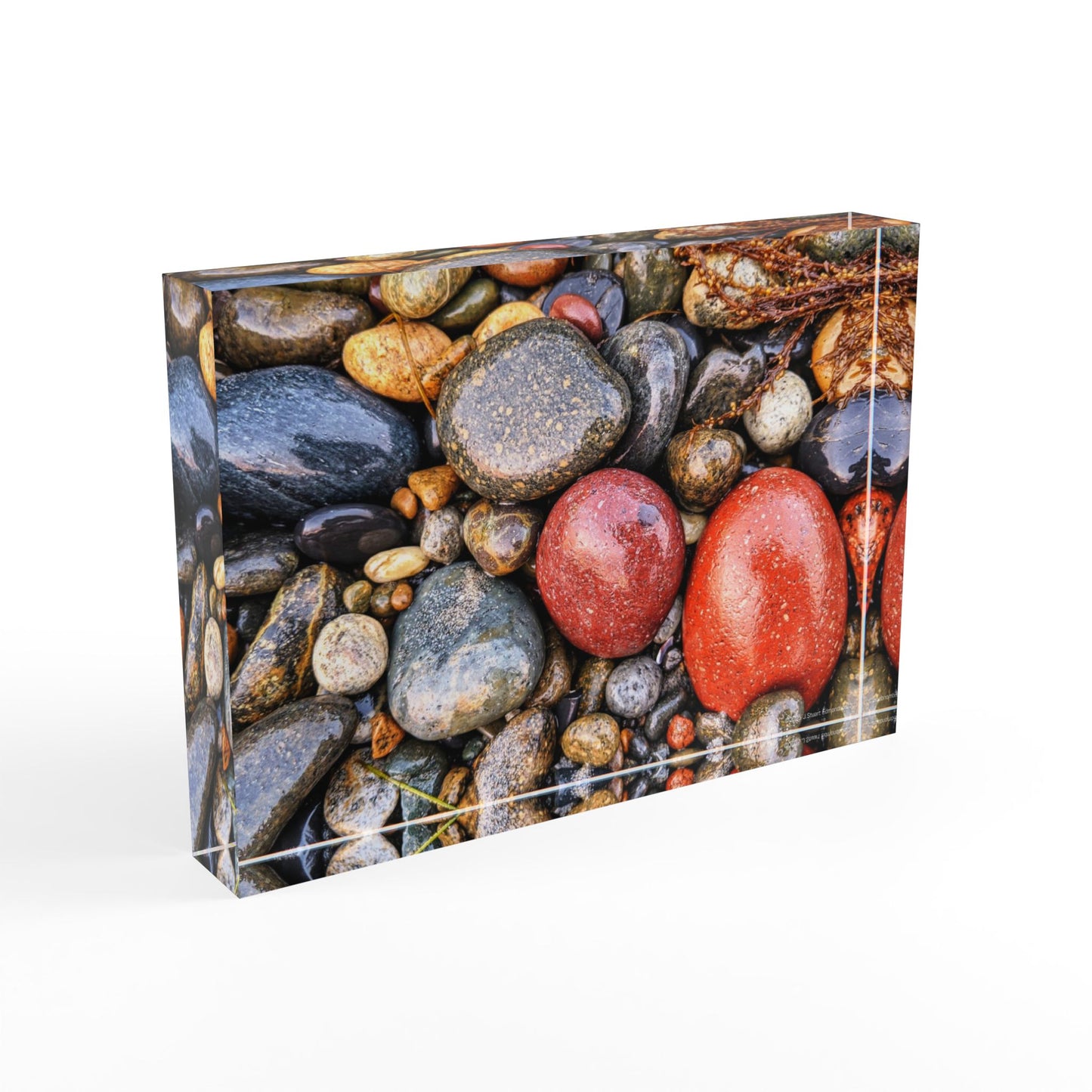 Swamis Vibe Surf and Sunsets Gallery Presents Rock Concert Geologic Mix #135 Nature-Inspired Photo Block, Decorative Home Decor, Relaxing Vibe, Perfect for Gifts, Unique Wall Art