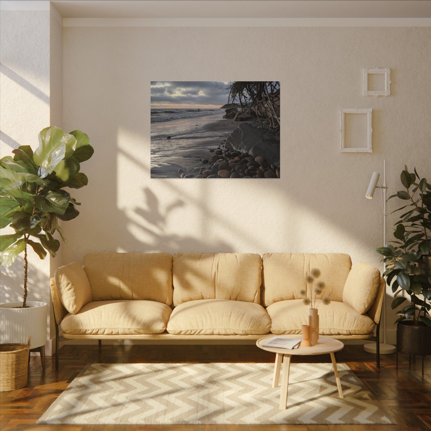 Swamis Vibe Encinitas California JSE Photography Canvas Print #1221 South Swamis Coastal Serenity Matte Canvas Print, Beach Decor, Ocean Wall Art, Nature Photography, Home Office Decoration