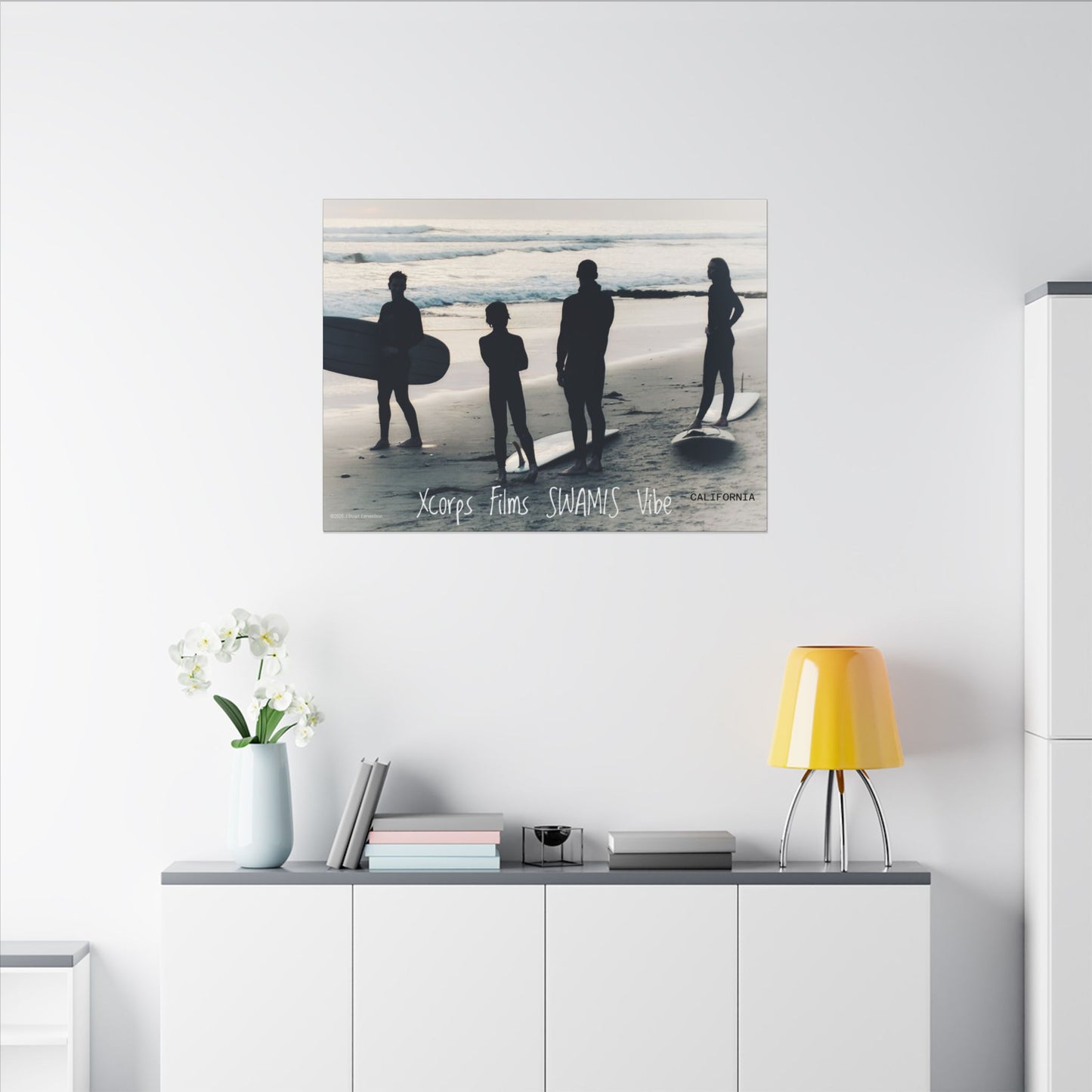 Swamis Vibe Encinitas California JSE Photograph #1213 Swamis Reef Surfers Wall Art, Coastal Decor, Matte Canvas Print, Beach Vibe Art, Home Decor for Surfers, Ocean Lover Gift