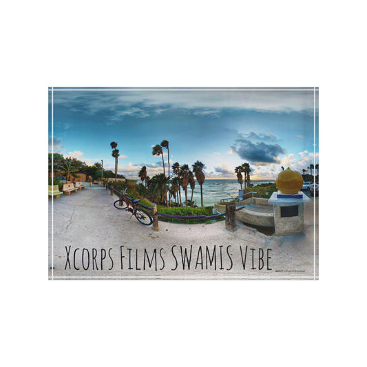 Swamis Vibe Surf and Sunsets Swamis Overlook #1. Swamis Vibe Photo Block, Coastal Decor, Beach Wall Art, Home Office Decoration, Gift for Beach Lovers, Inspirational Photography