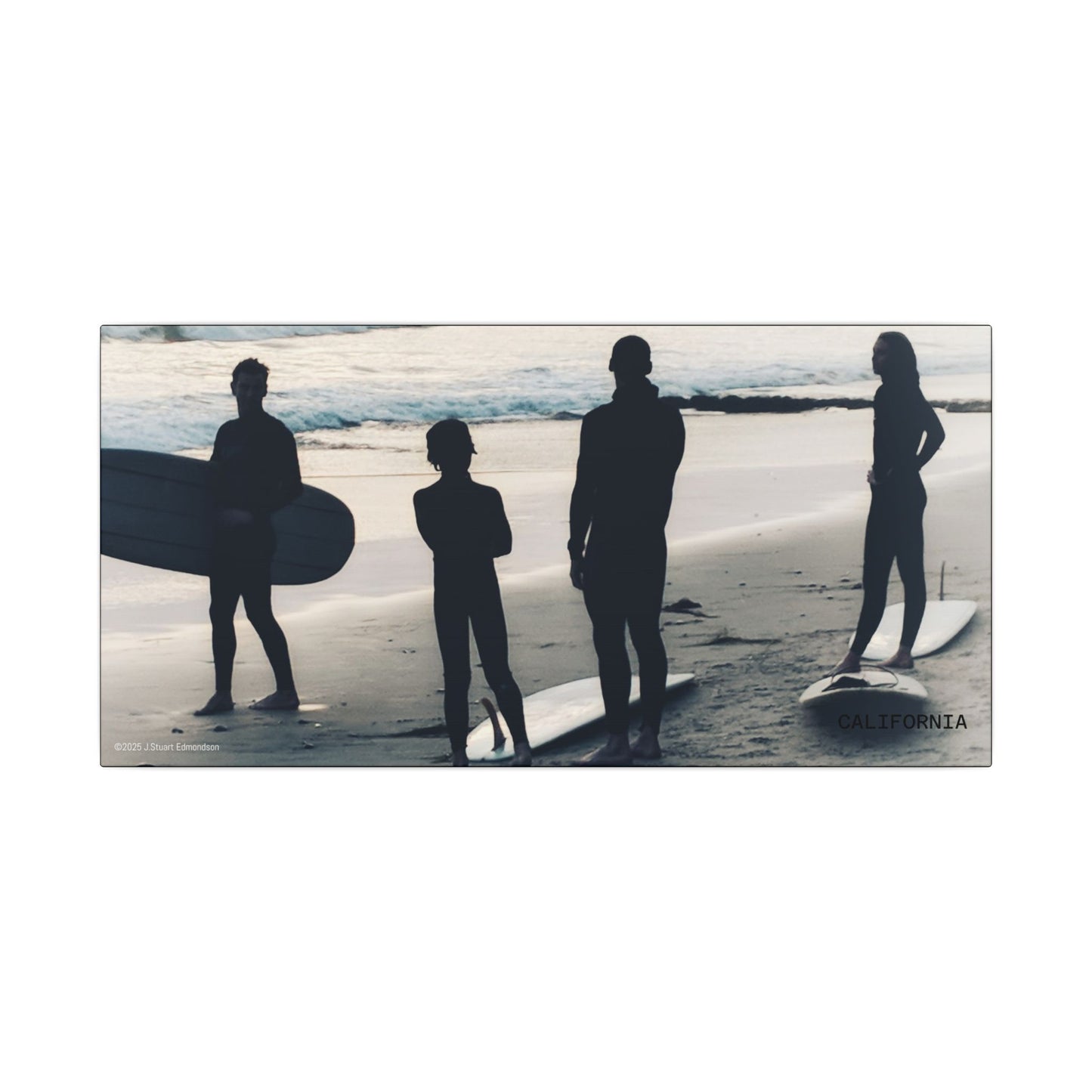 Swamis Vibe Encinitas California JSE Photograph #1213 Swamis Reef Surfers Wall Art, Coastal Decor, Matte Canvas Print, Beach Vibe Art, Home Decor for Surfers, Ocean Lover Gift