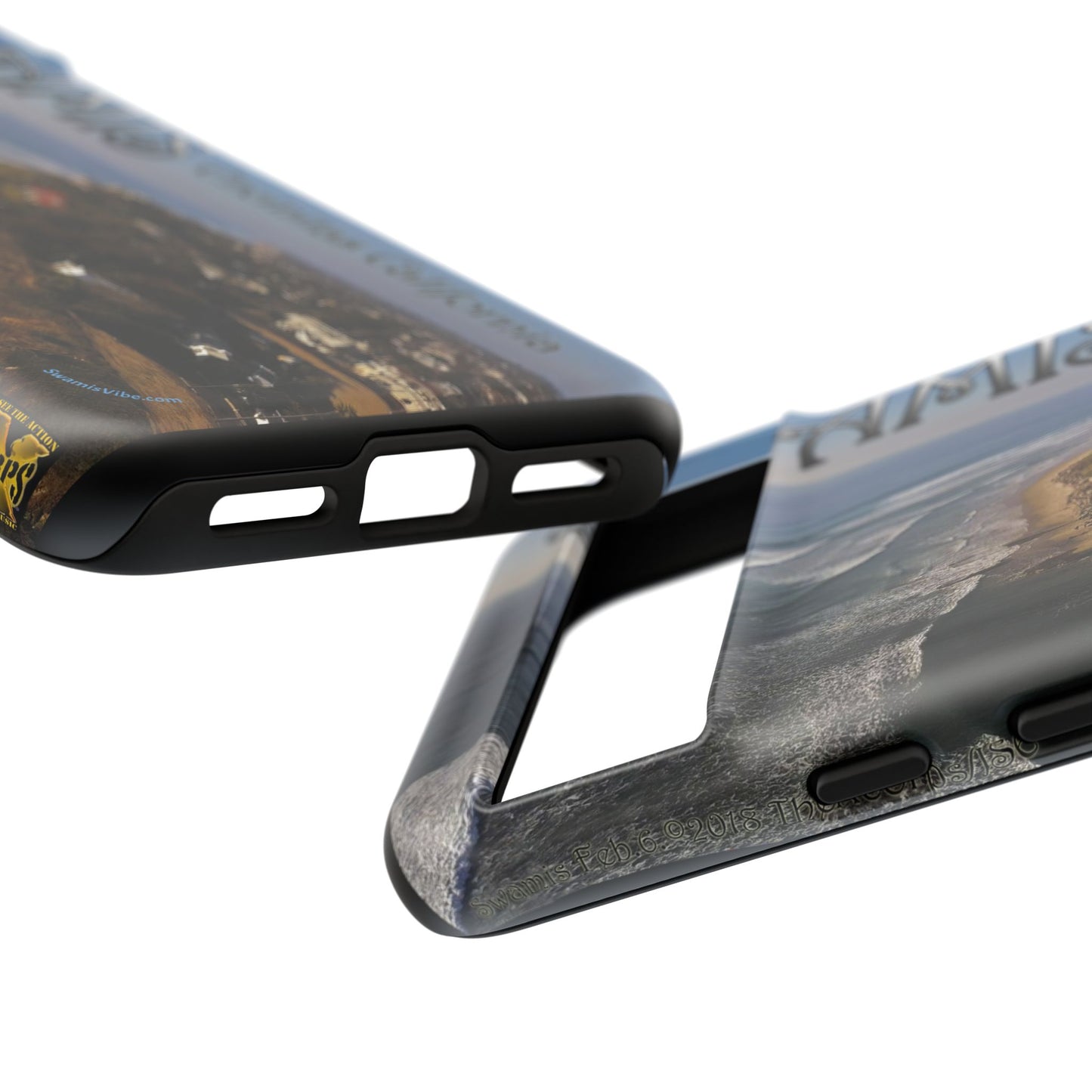 Swamis Vibe Encinitas California JSE Phone Case Designs #2 Swamis Beach Vibe California  Phone Cases, Tough Phone Cover, Beach Vibe Accessory, Coastal Gift, Swamis Design Case, Summer Aesthetic Case