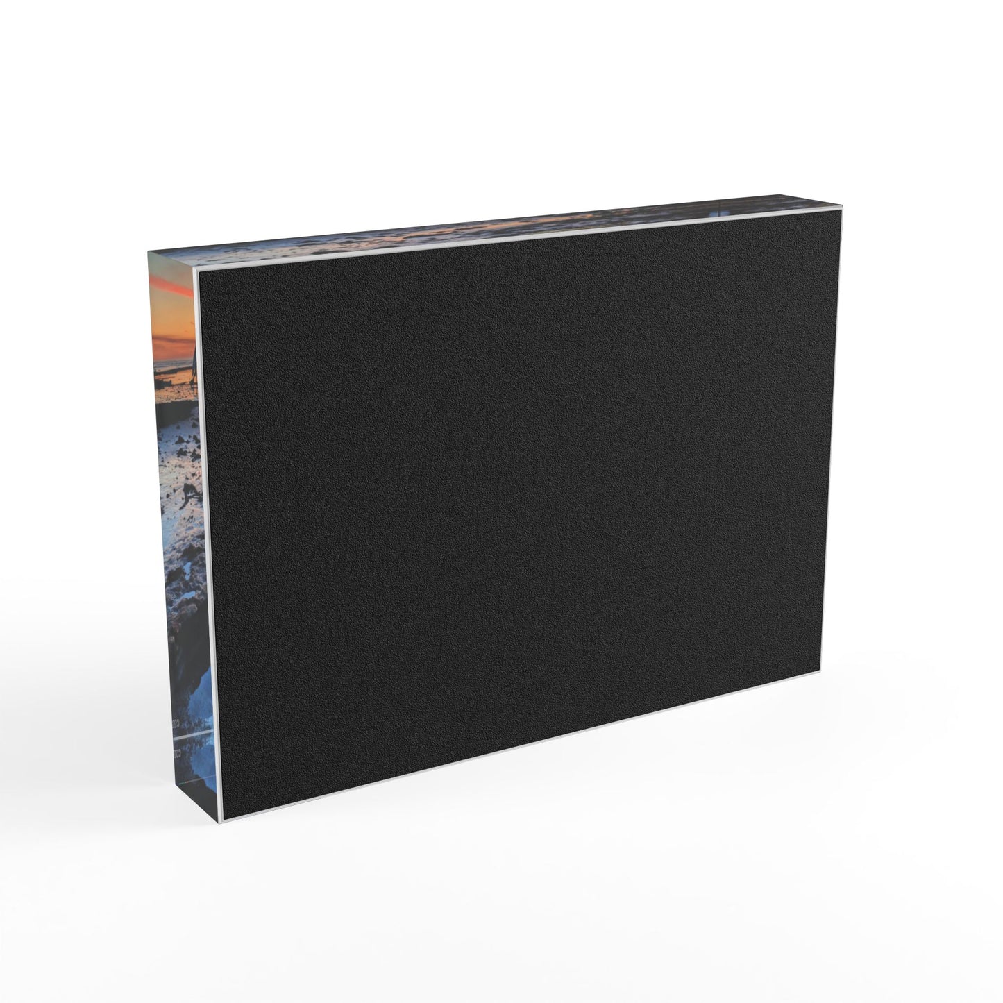 Swamis Vibe Surf and Sunsets Swamis Low Tide Sunset #11. Stunning Photo Block - Landscape Art, Home Decor, Gift for Nature Lovers, Wall Art, Photography Keepsake