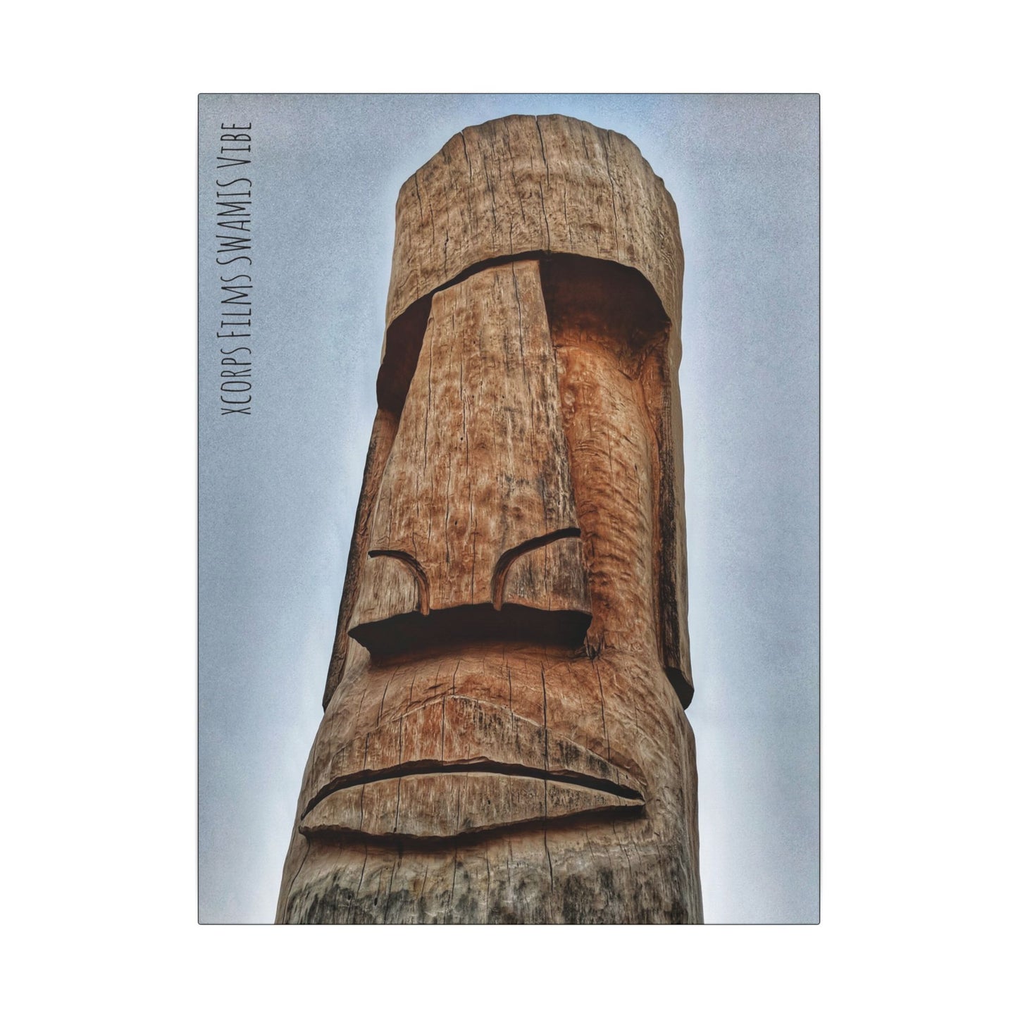 Swamis Vibe Surf Park Encinitas California JSE Photograph #500 Swamis Tiki Head Moai Statue Canvas Art Print, Wall Decor for Home, Unique Gift, Housewarming Decor, Cultural Artwork, Artistic Decor