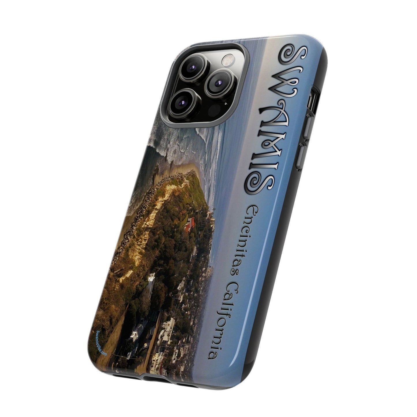 Swamis Vibe Encinitas California JSE Phone Case Designs #2 Swamis Beach Vibe California  Phone Cases, Tough Phone Cover, Beach Vibe Accessory, Coastal Gift, Swamis Design Case, Summer Aesthetic Case