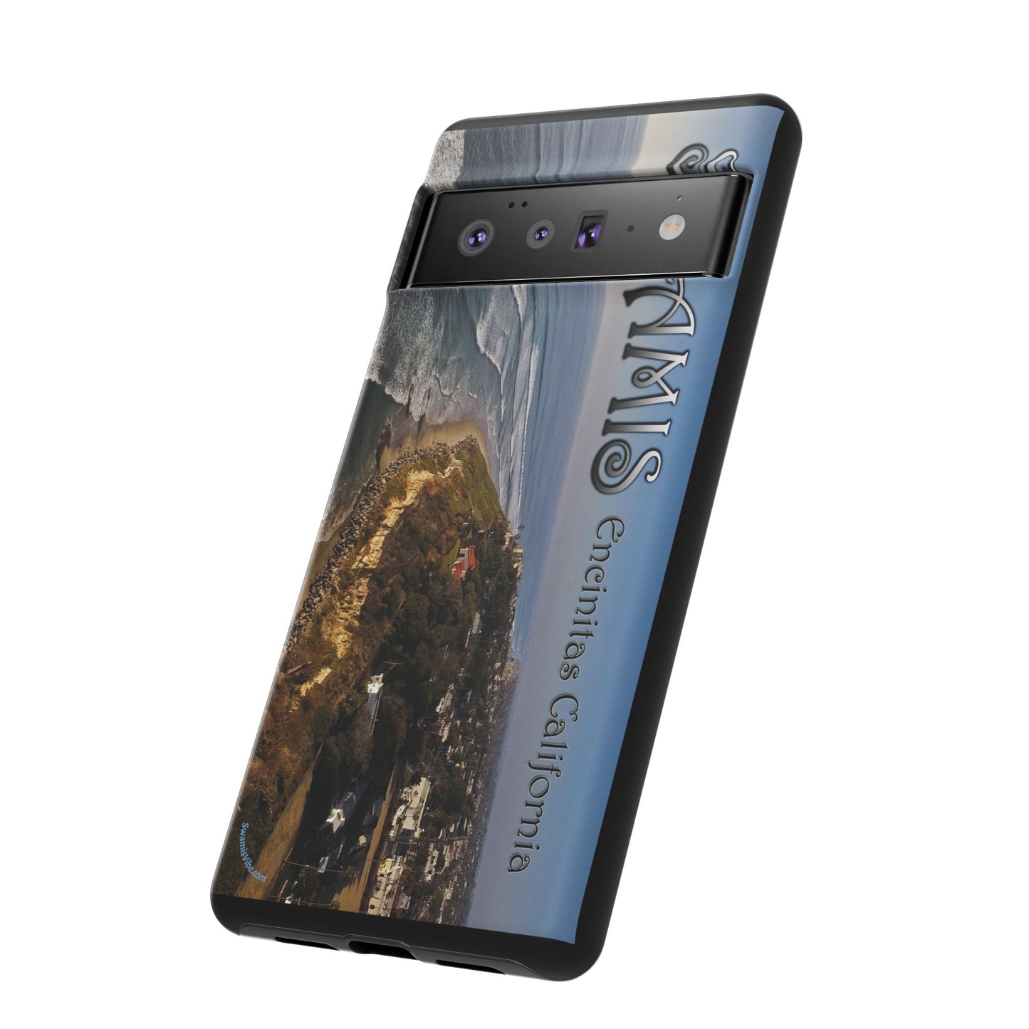 Swamis Vibe Encinitas California JSE Phone Case Designs #2 Swamis Beach Vibe California  Phone Cases, Tough Phone Cover, Beach Vibe Accessory, Coastal Gift, Swamis Design Case, Summer Aesthetic Case